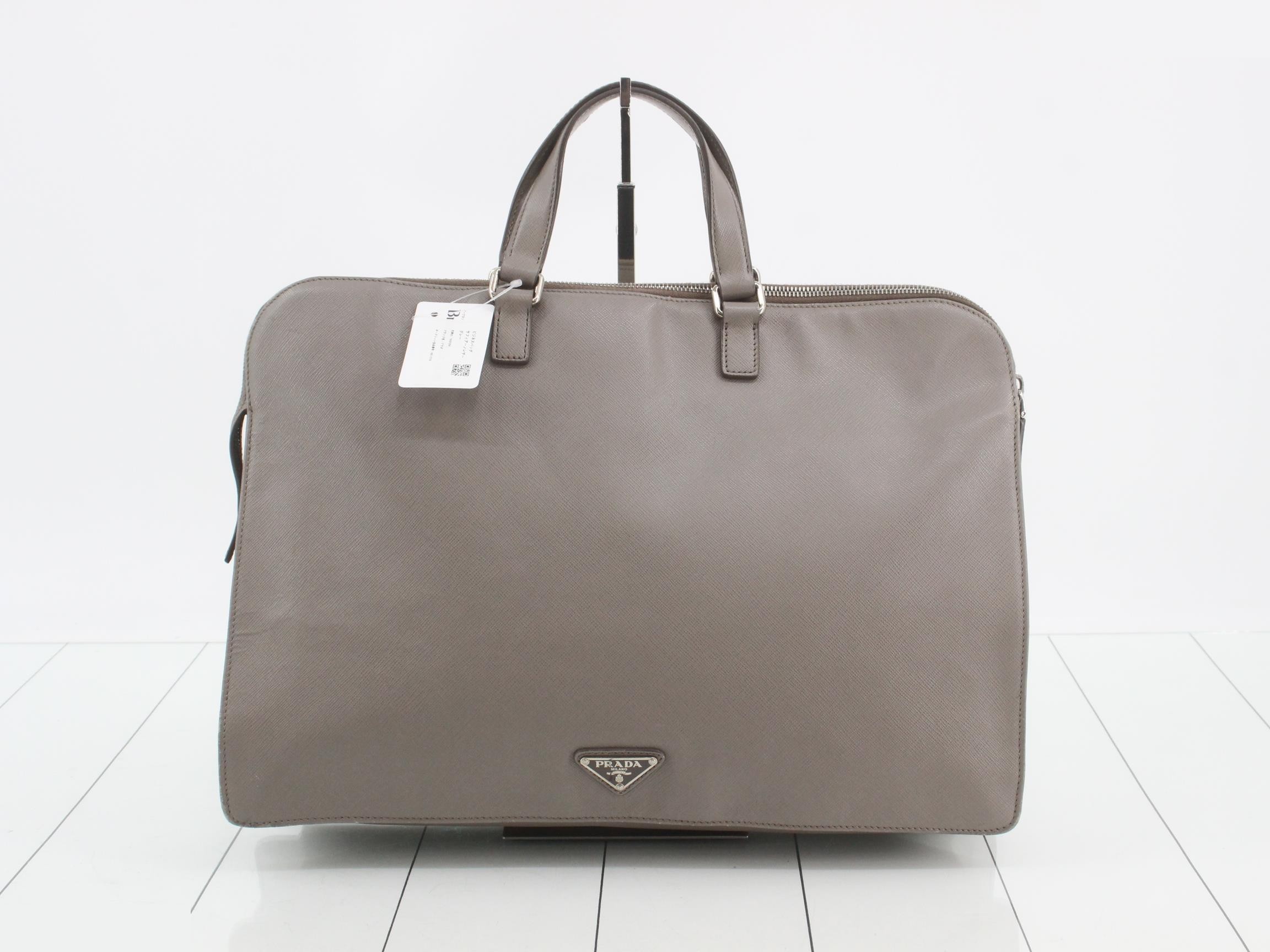 Saffiano leather, gray — view 2