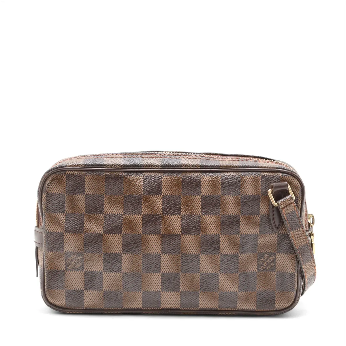 Damier Pochette Marly Bandouliere N51828 TH1026 Brown — view 2