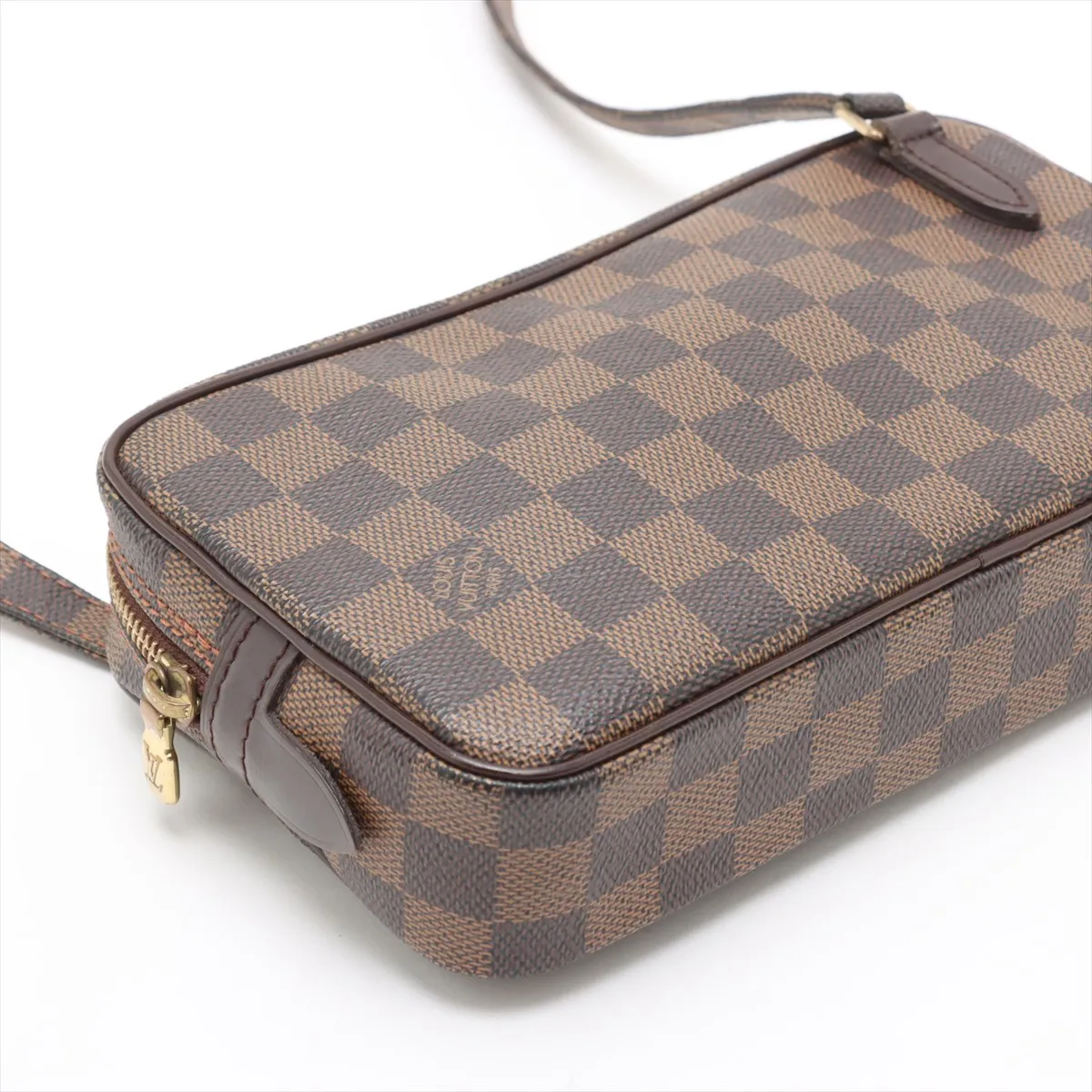 Damier Pochette Marly Bandouliere N51828 TH1026 Brown — view 4