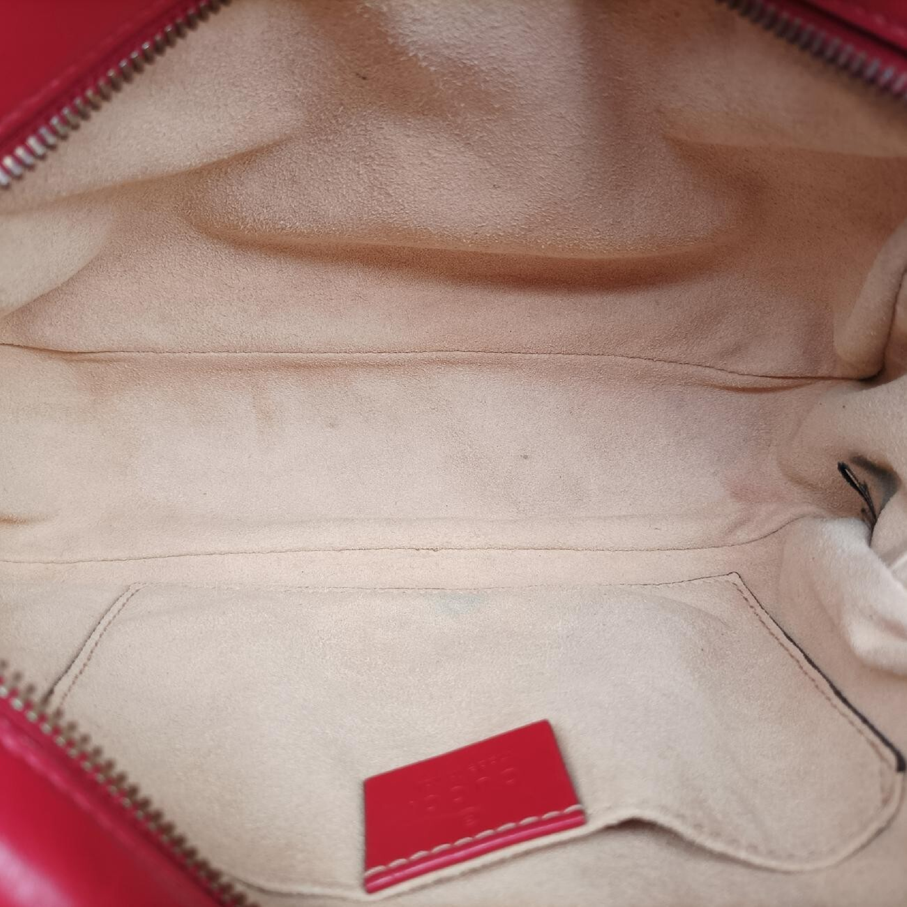 GG Marmont Red Leather Shoulder Bag 447632 C026947429 — view 6
