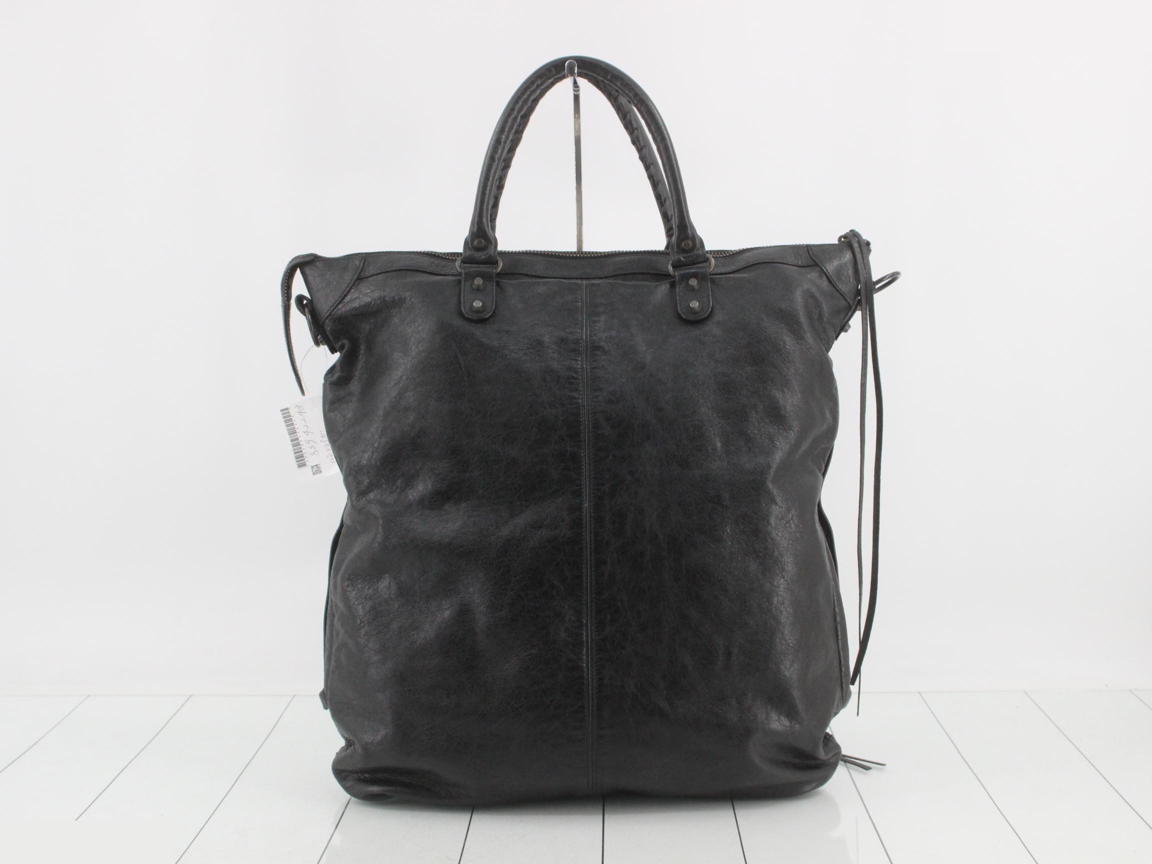 Other lines: Bags & Handbags, Leather, Black, Tote Bag — view 2