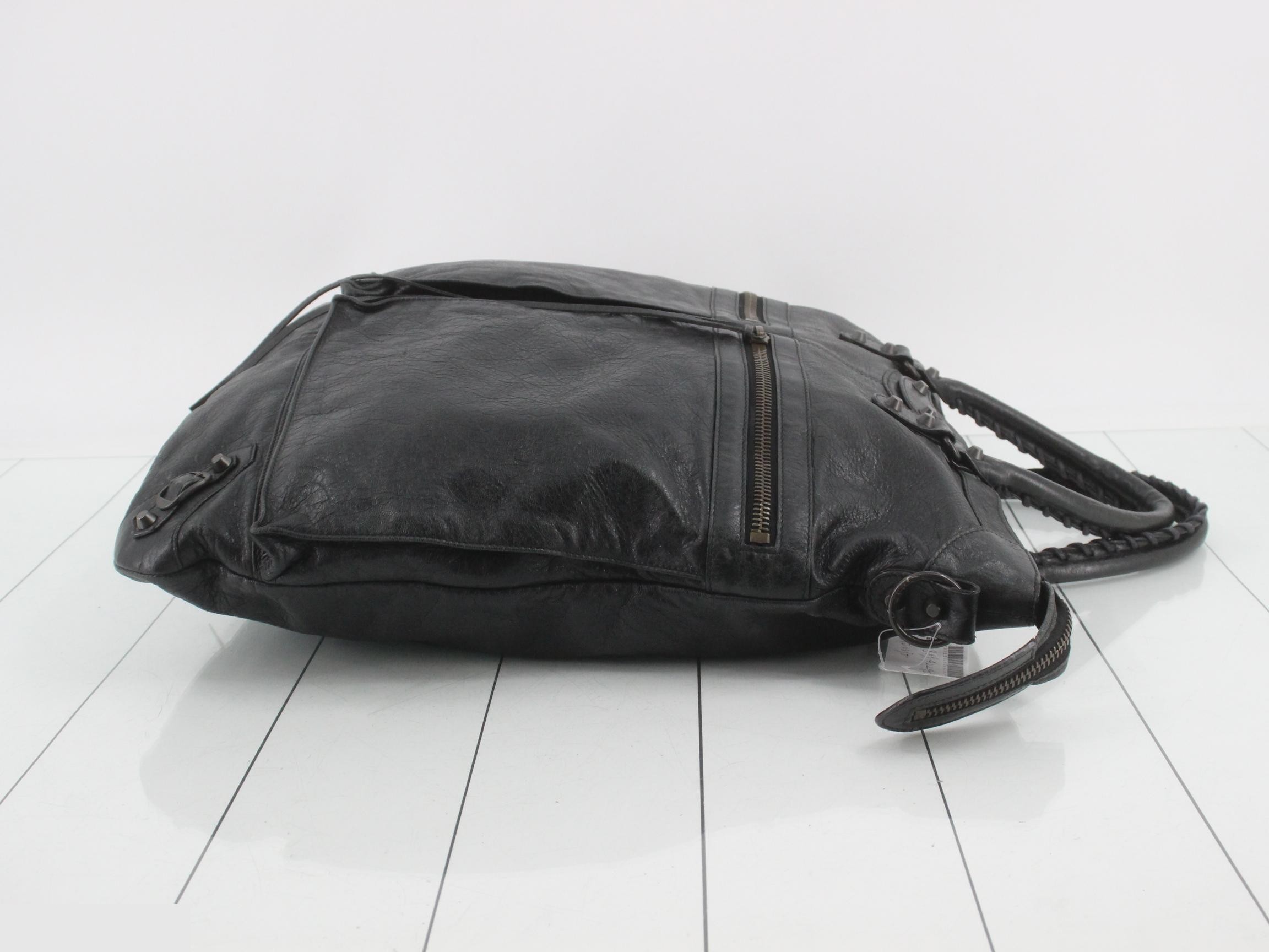 Other lines: Bags & Handbags, Leather, Black, Tote Bag — view 3