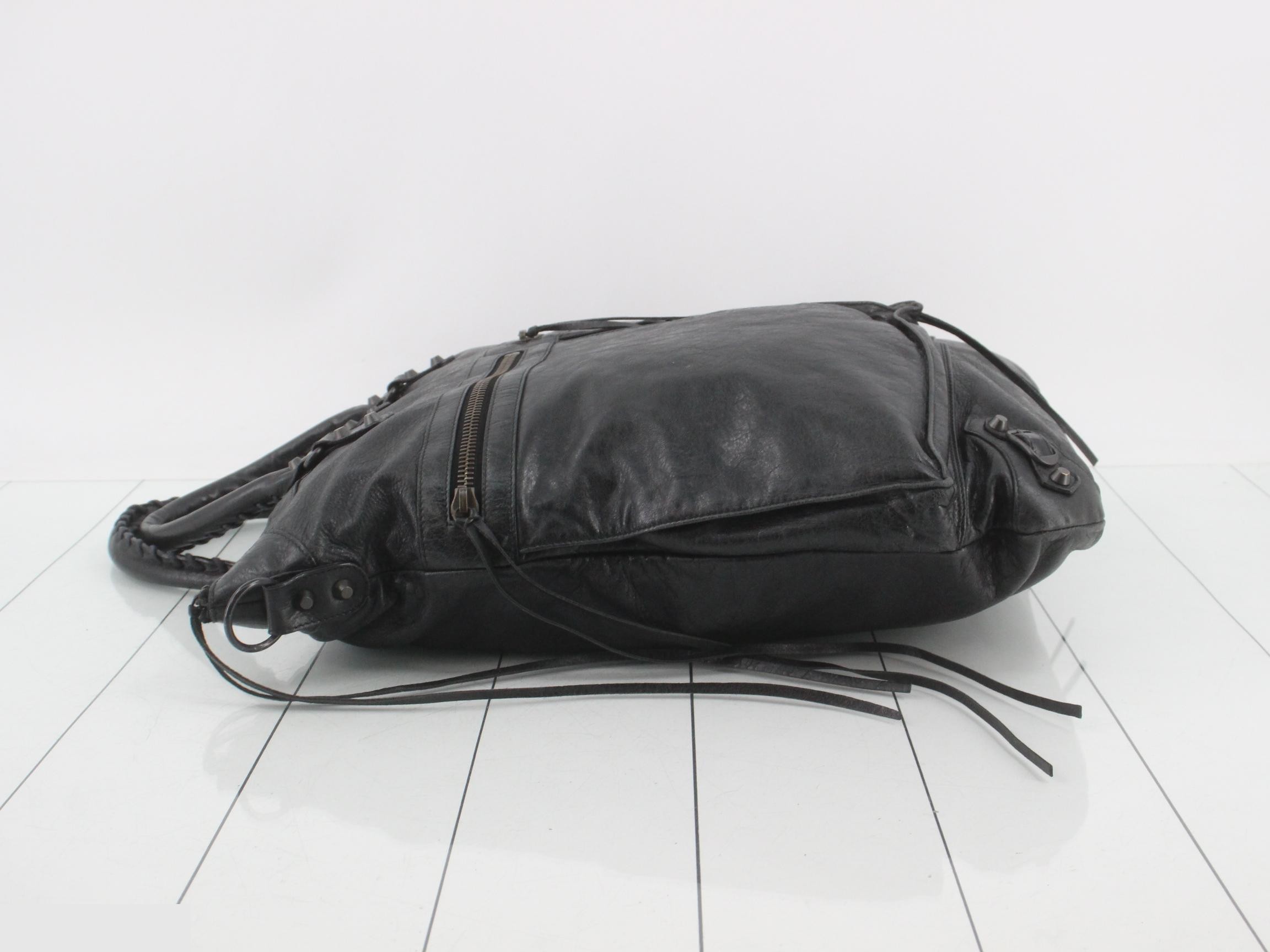 Other lines: Bags & Handbags, Leather, Black, Tote Bag — view 4