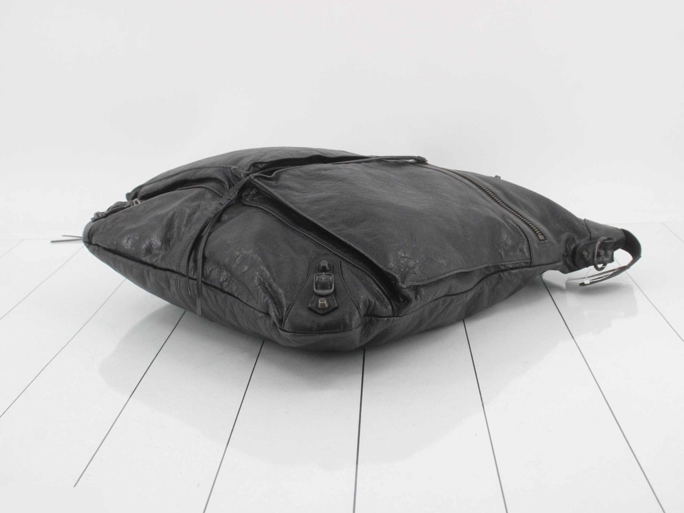 Other lines: Bags & Handbags, Leather, Black, Tote Bag — view 6
