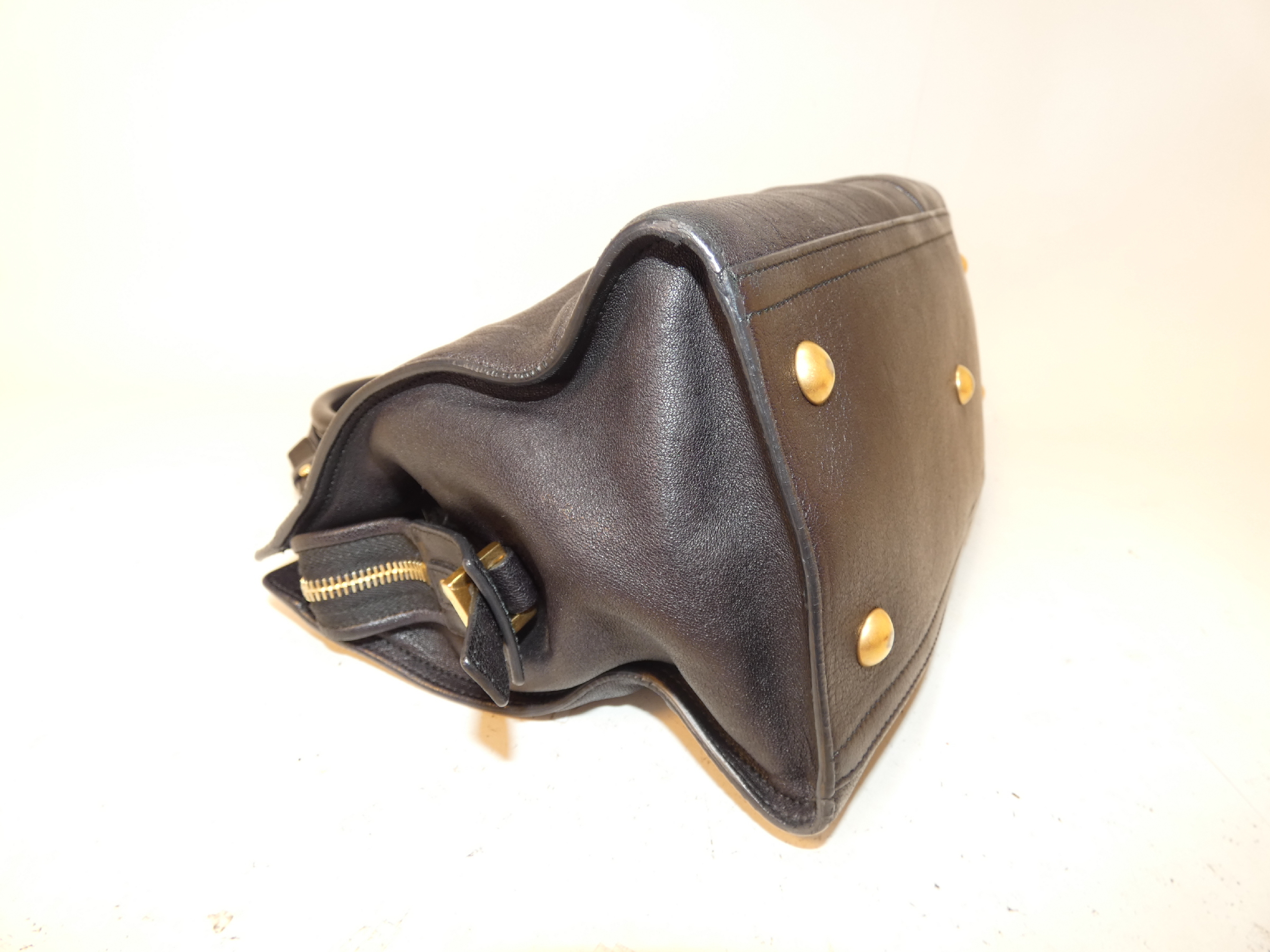 2-way Saint Laurent Cabas Shoulder Handbag — view 8