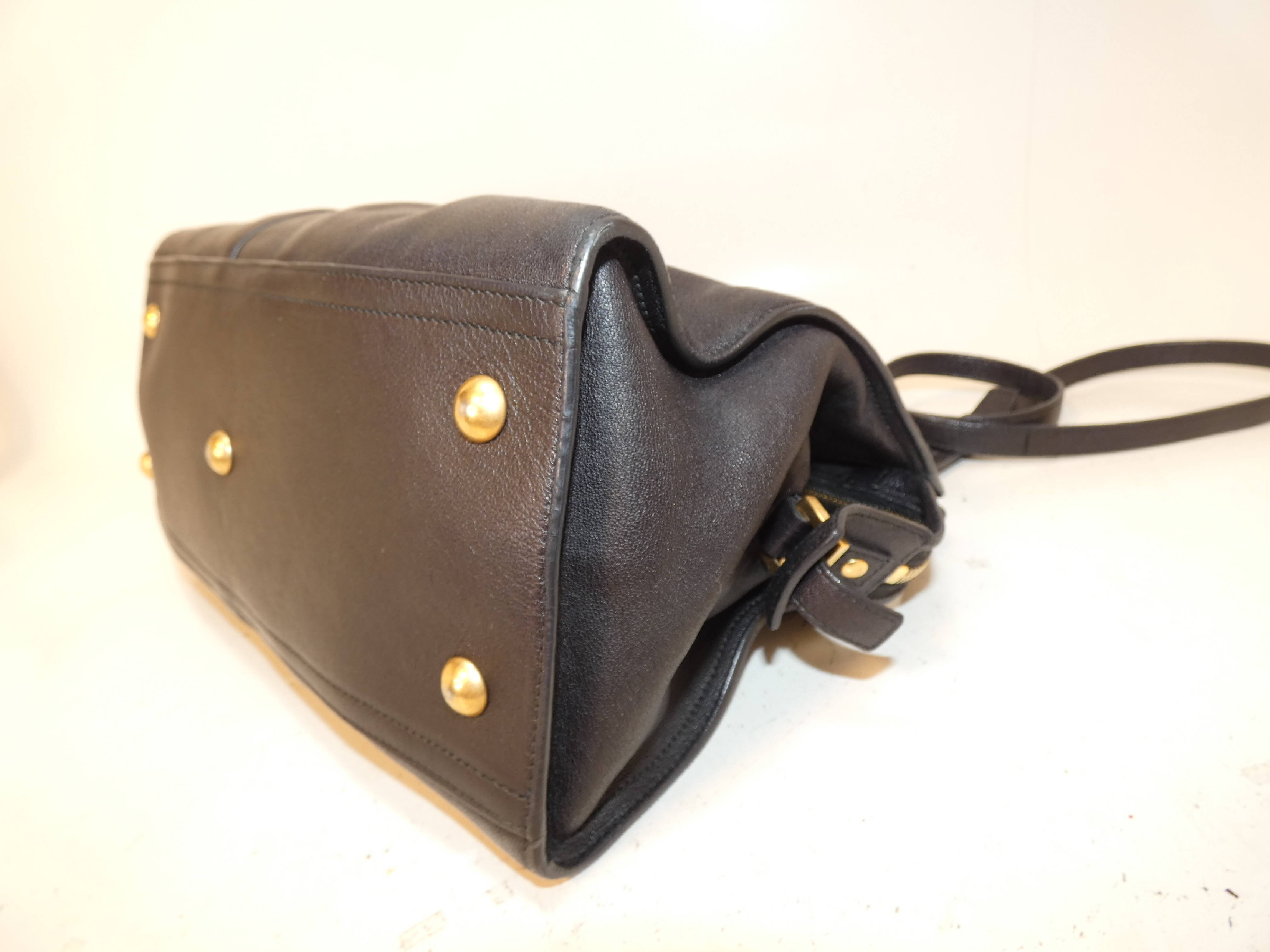 2-way Saint Laurent Cabas Shoulder Handbag — view 9