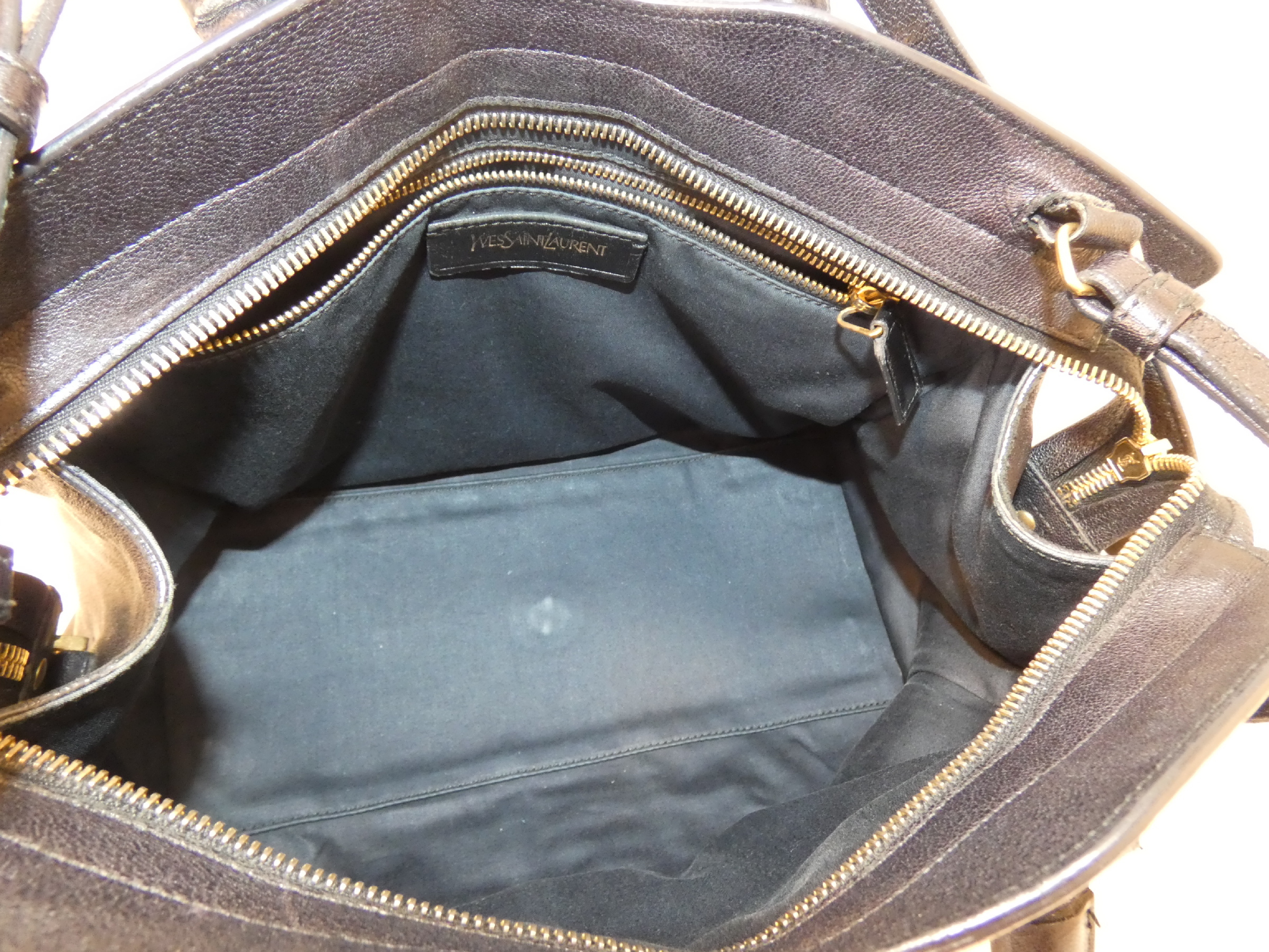 2-way Saint Laurent Cabas Shoulder Handbag — view 10