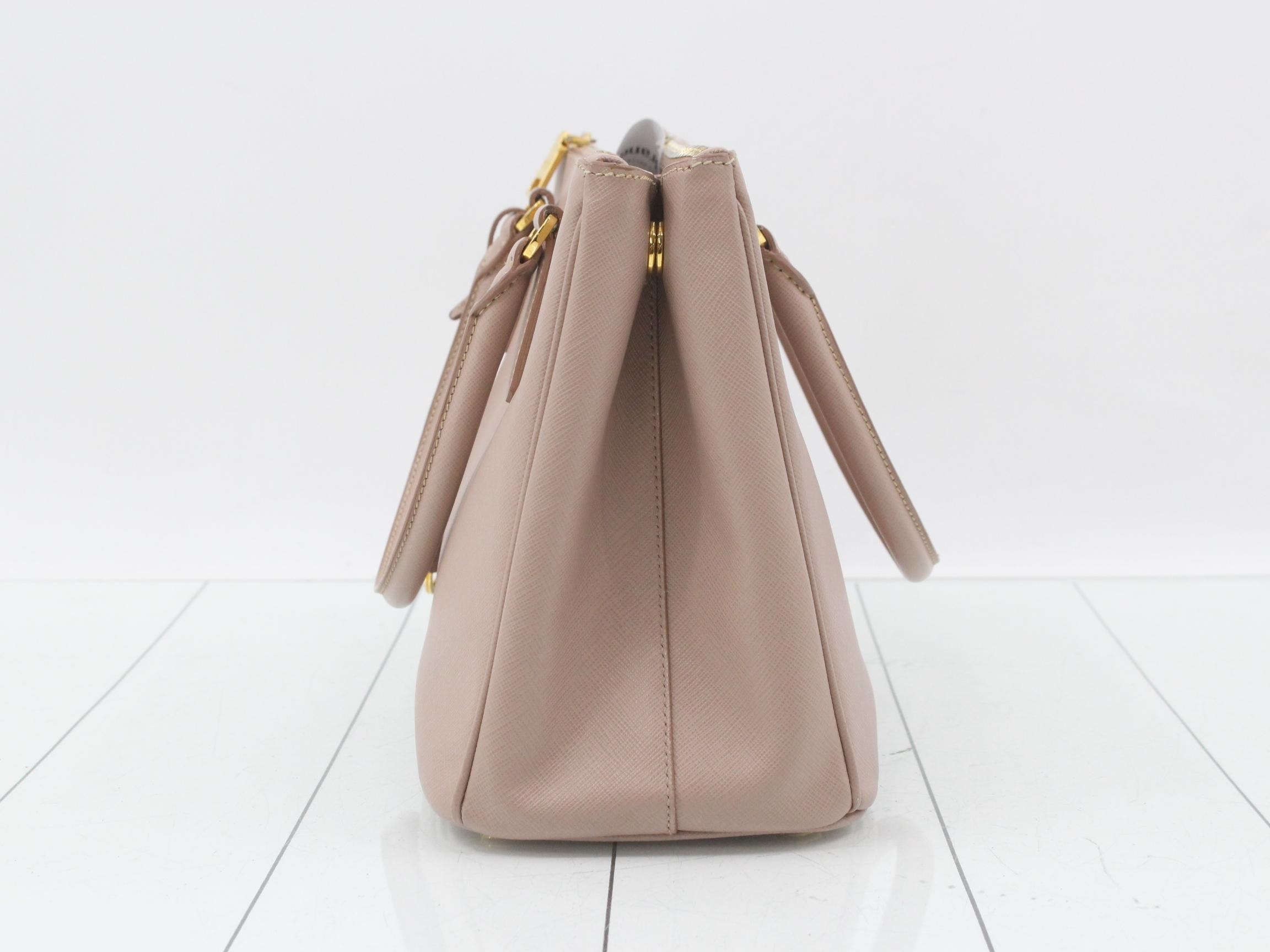 Galleria Saffiano Triangle Plate 2-Way Handbag — view 3