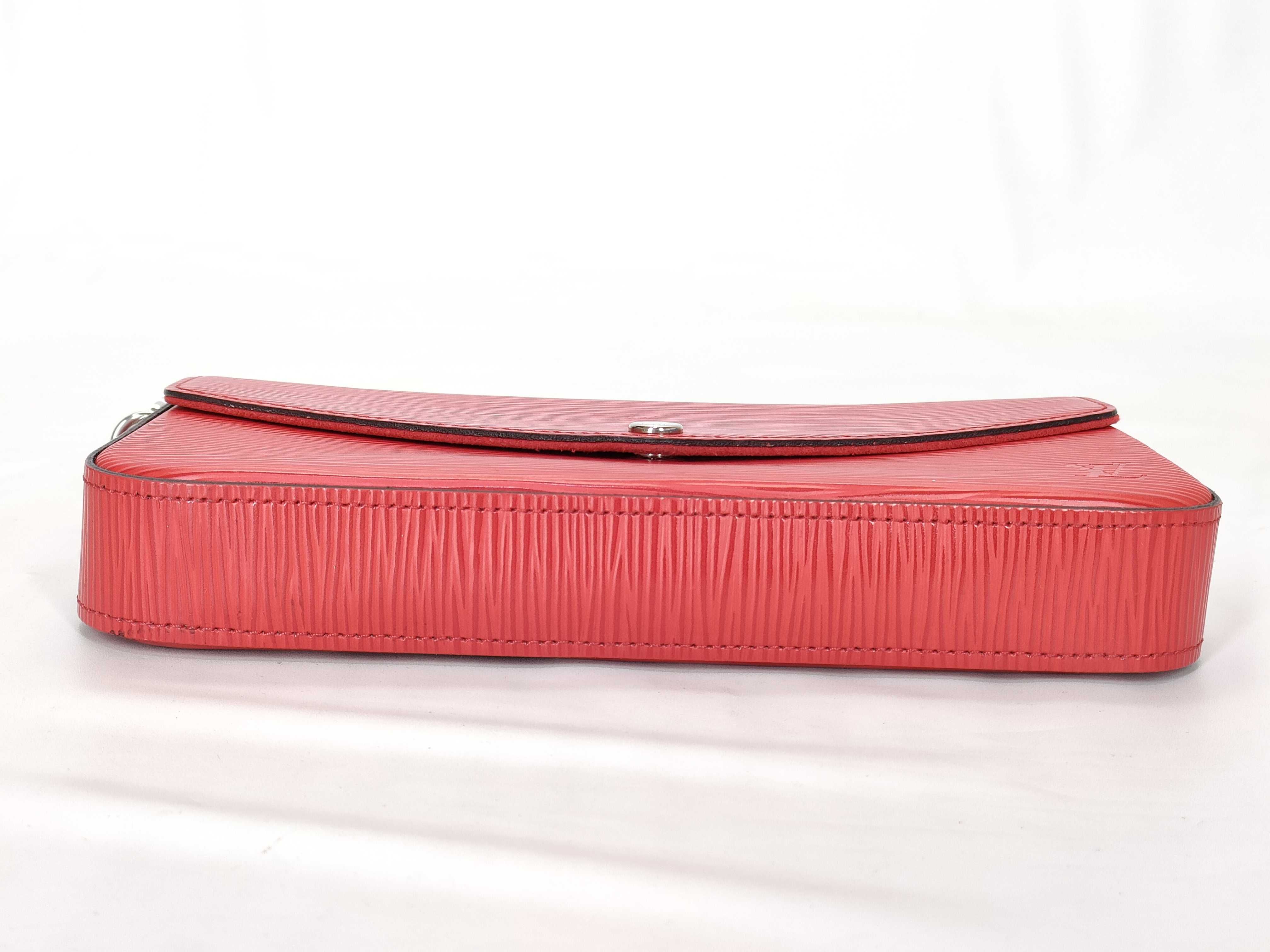 Epi Leather Pochette Felicie M41559 Red Shoulder Bag — view 7