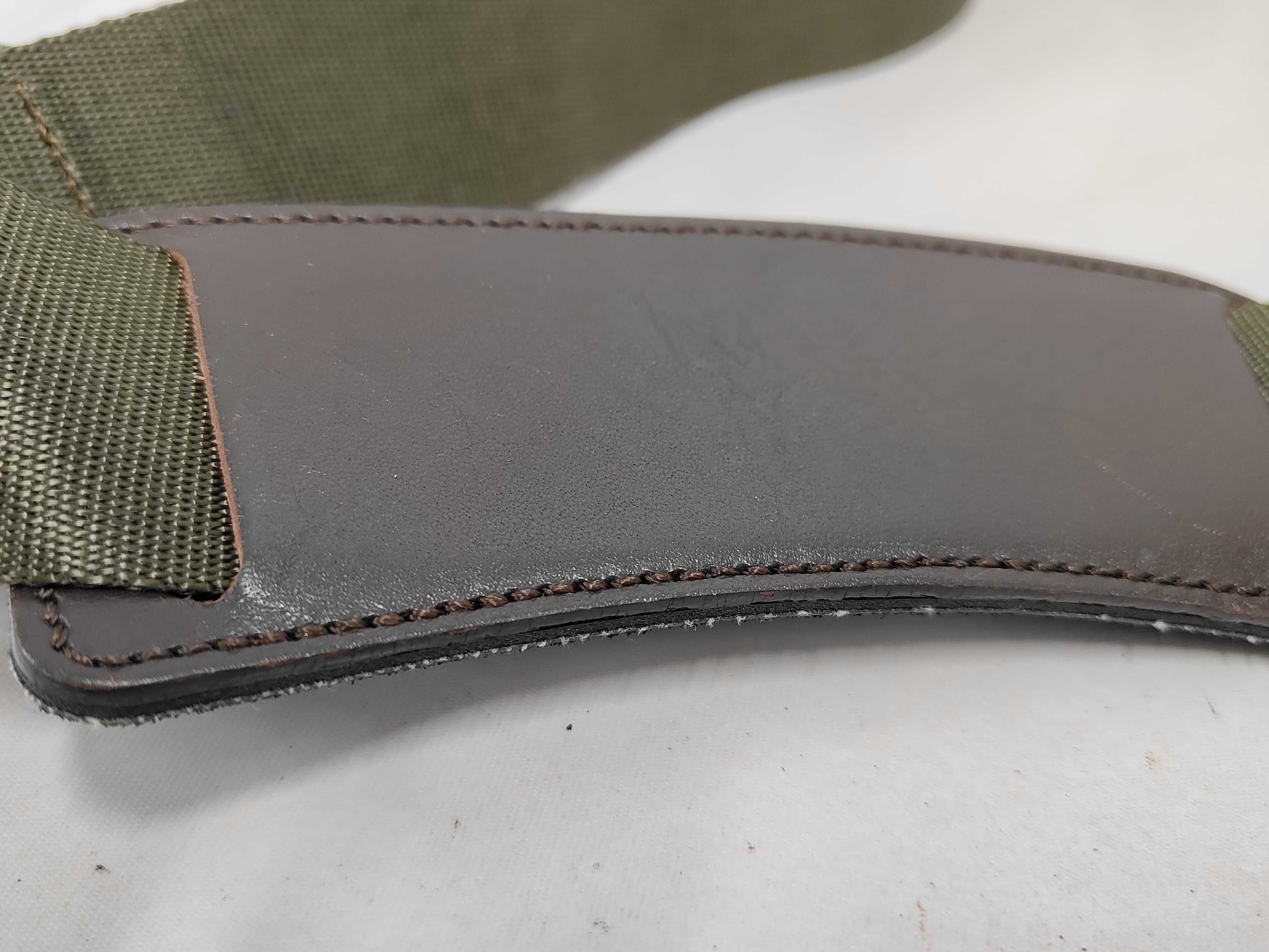 Shoulder Bag, Olive Green, Crossbody, Dark Brown, Used Burberry Shoulder Bag — view 5