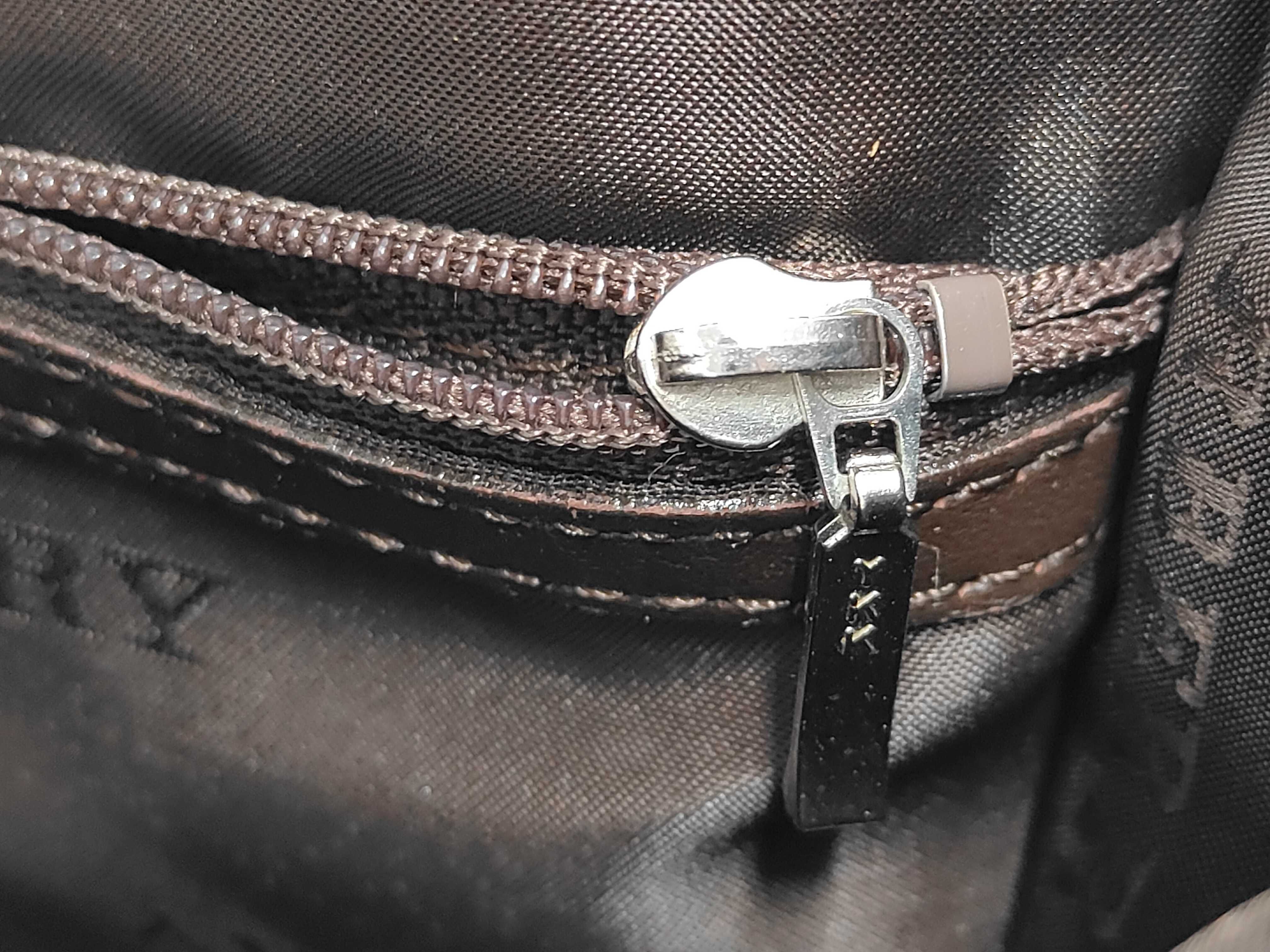 Shoulder Bag, Olive Green, Crossbody, Dark Brown, Used Burberry Shoulder Bag — view 8