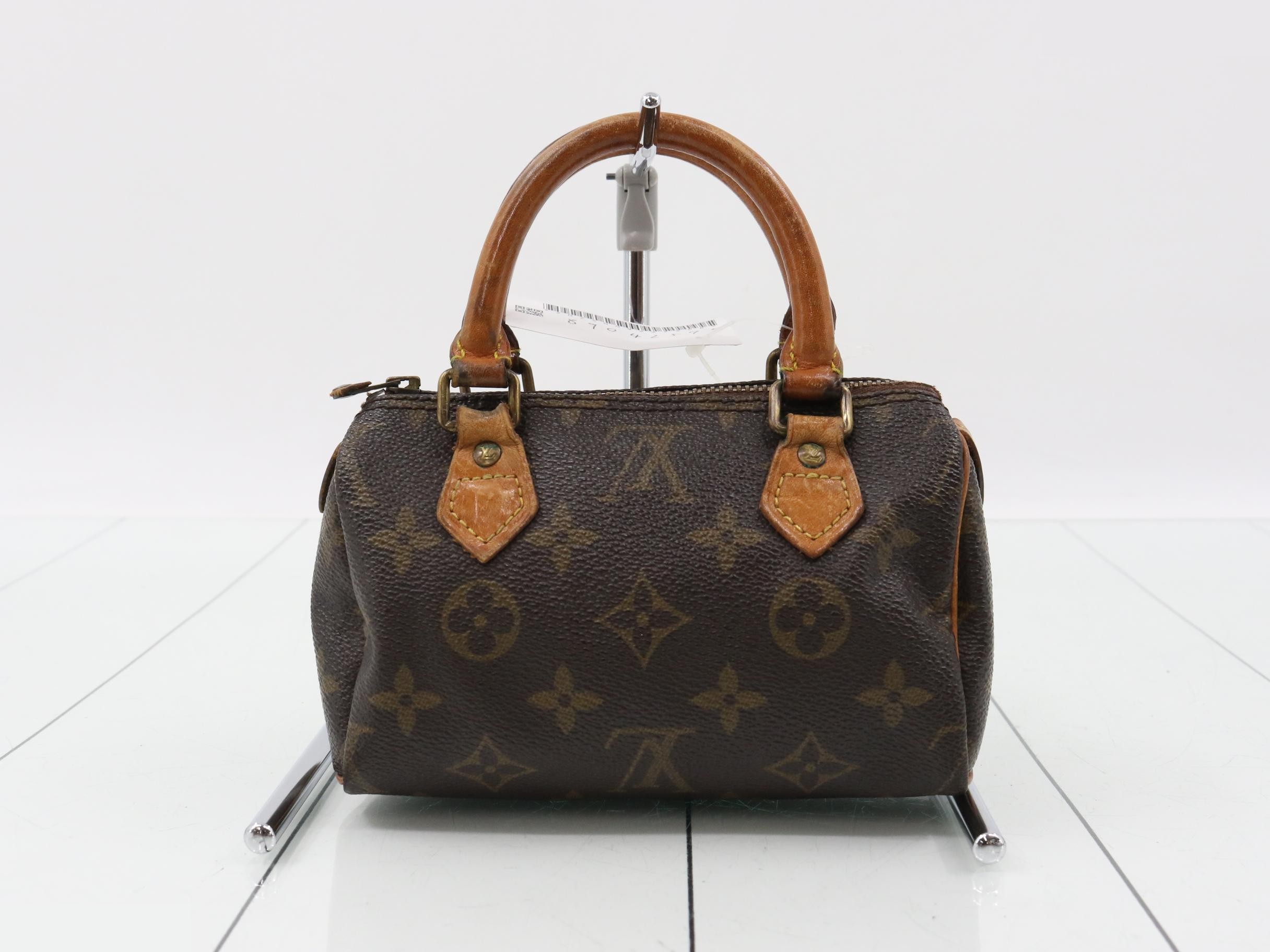 Mini Speedy Monogram Brown Handbag — view 2