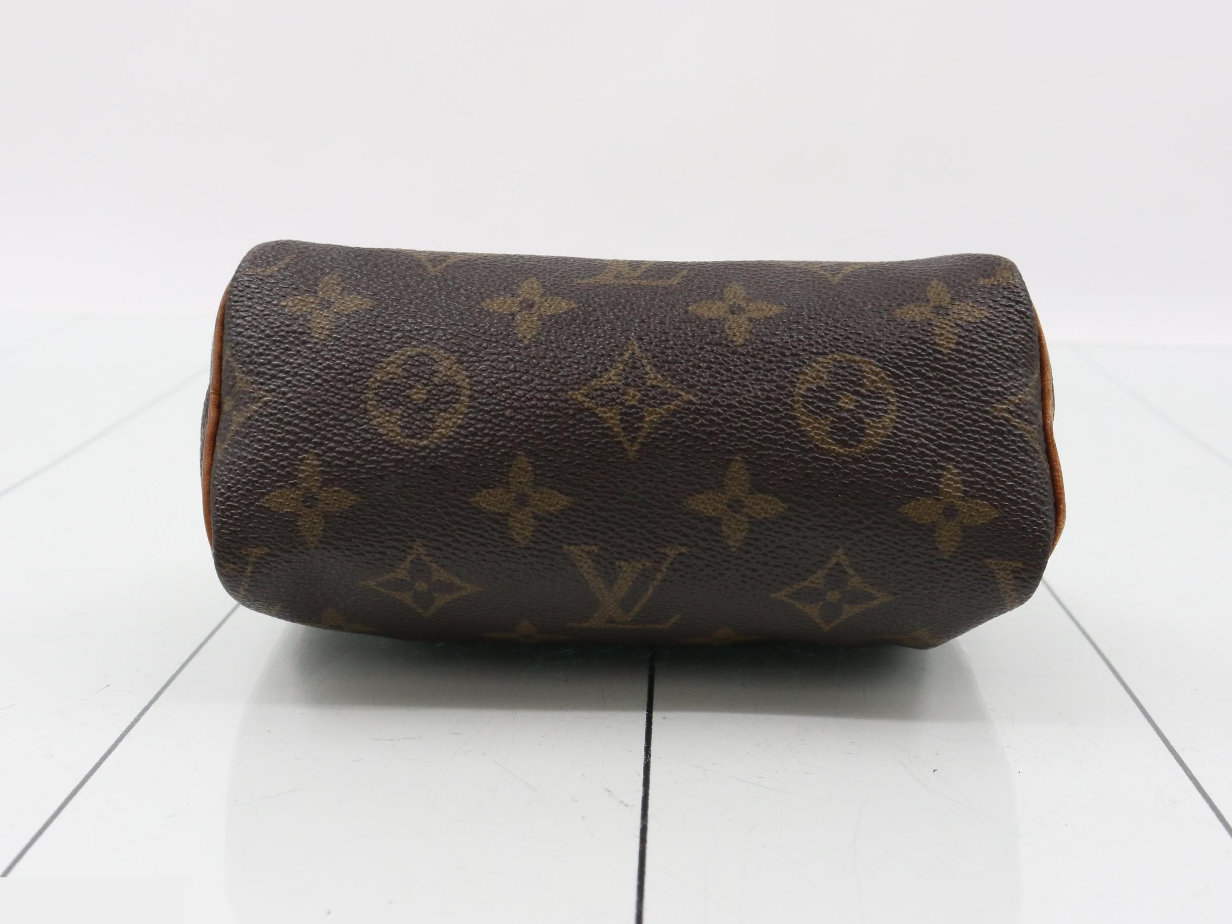 Mini Speedy Monogram Brown Handbag — view 3