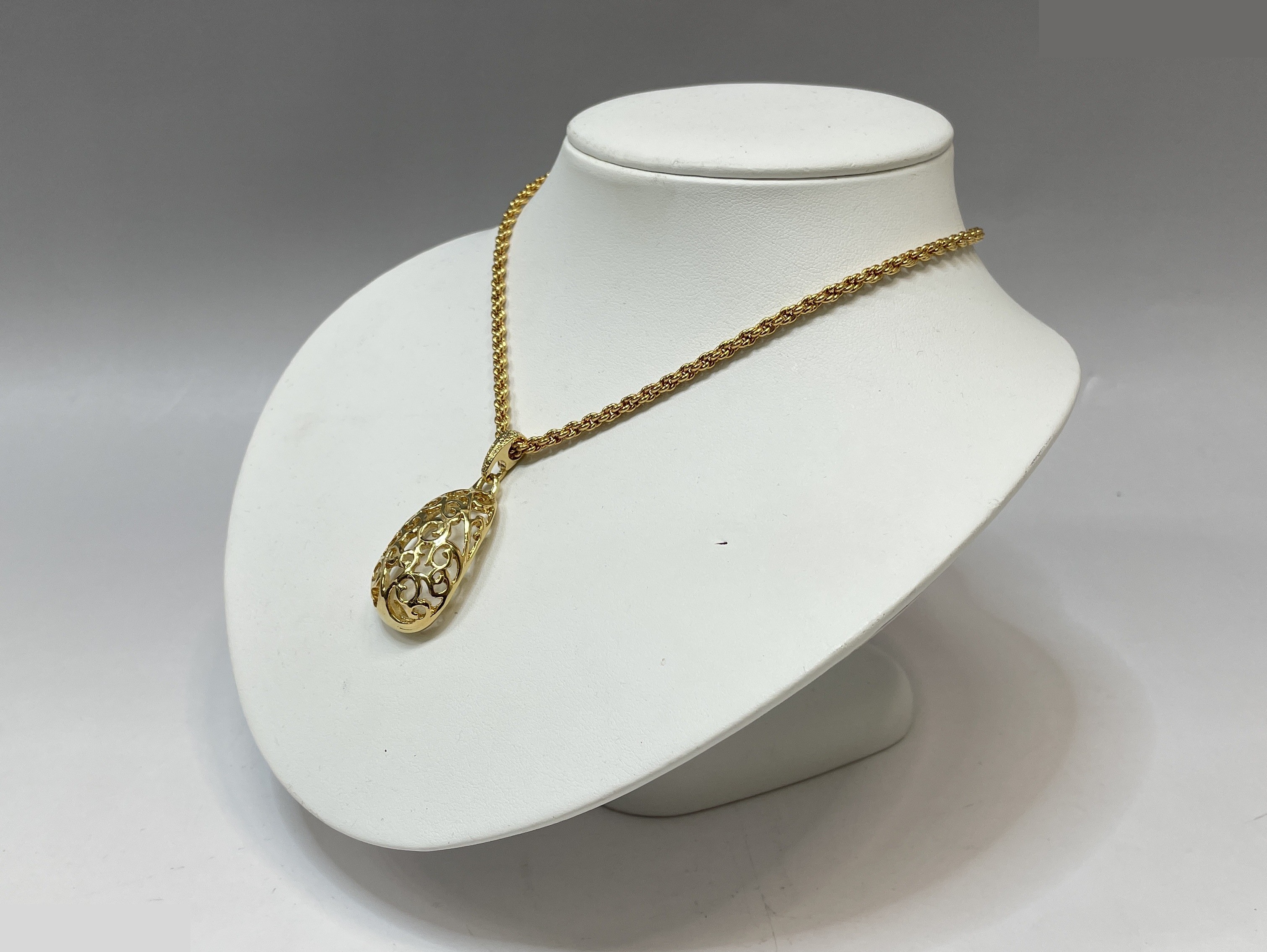 Necklace Pendant, Gold, Weight 26.5g, Total Length 46cm — view 3