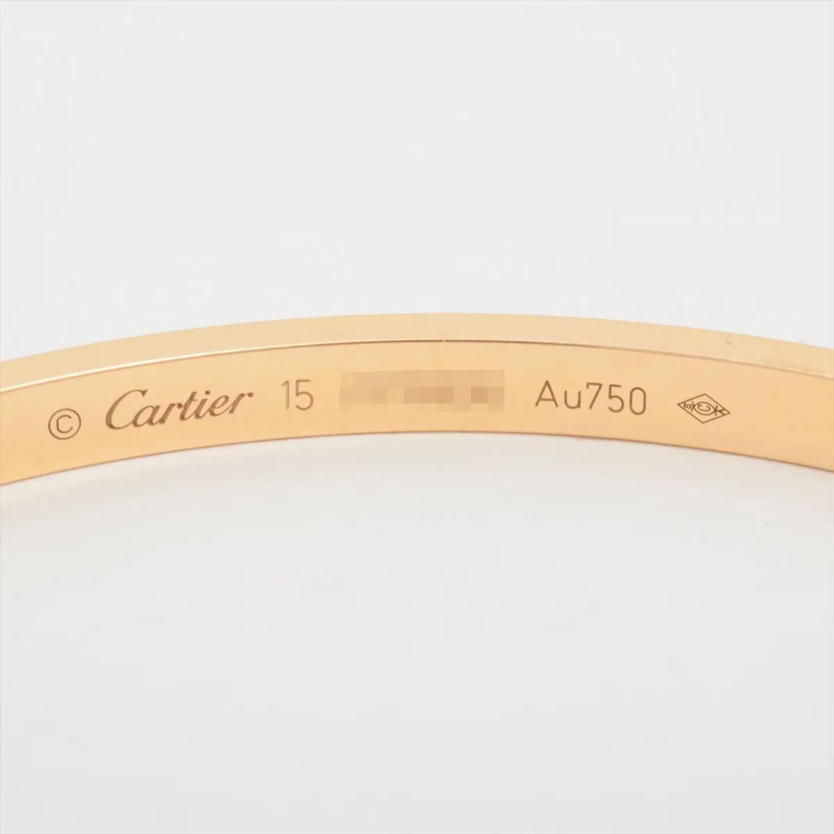 Love SM Bracelet 750 (Yellow Gold) 17.0g 15 FPN998 — view 6