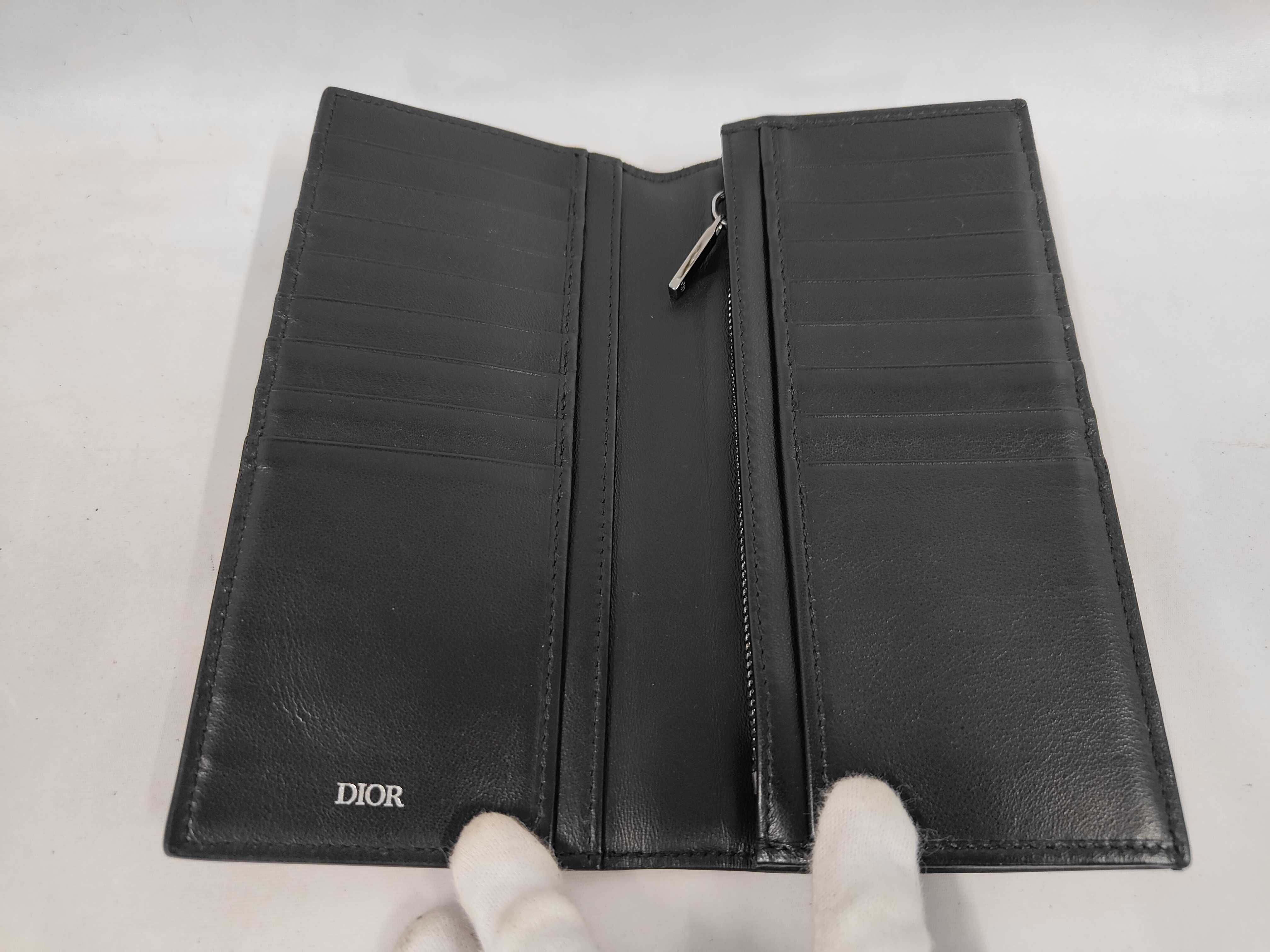 CD Diamond Vertical Long Wallet — view 6