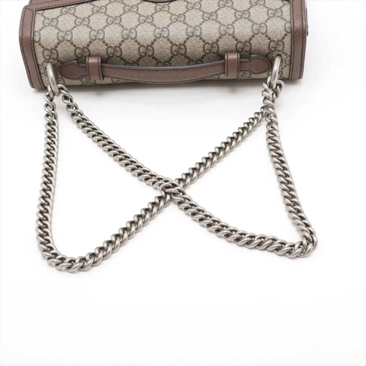 GG Supreme Dionysus PVC x Suede Chain Shoulder Bag Beige 621512 — view 5