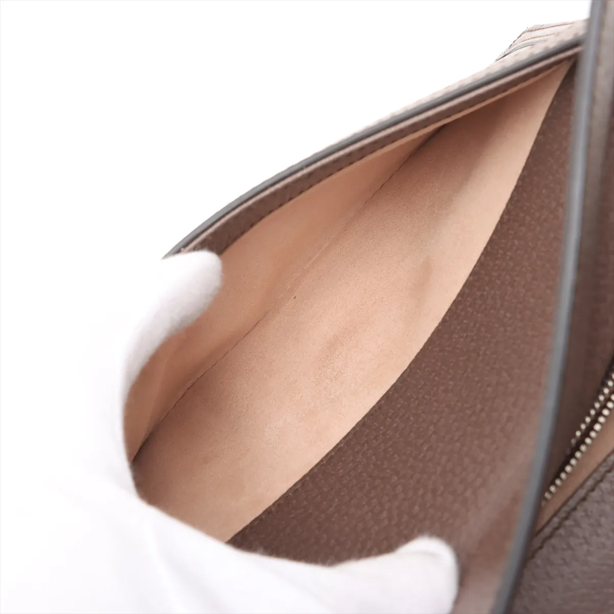 GG Supreme Dionysus PVC x Suede Chain Shoulder Bag Beige 621512 — view 10