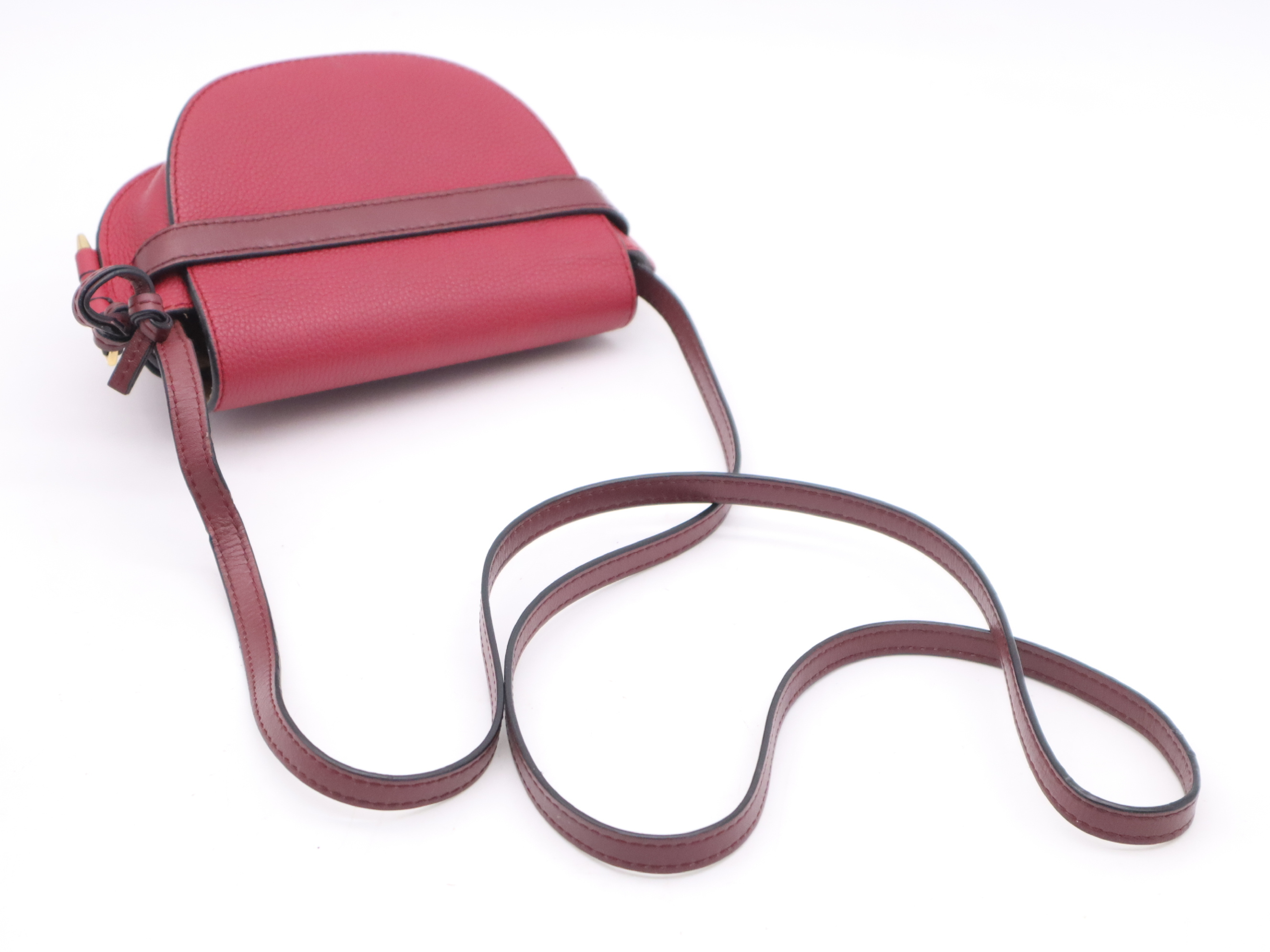Gate Dual Bag Small Red GD Hardware Shoulder Bag — view 6