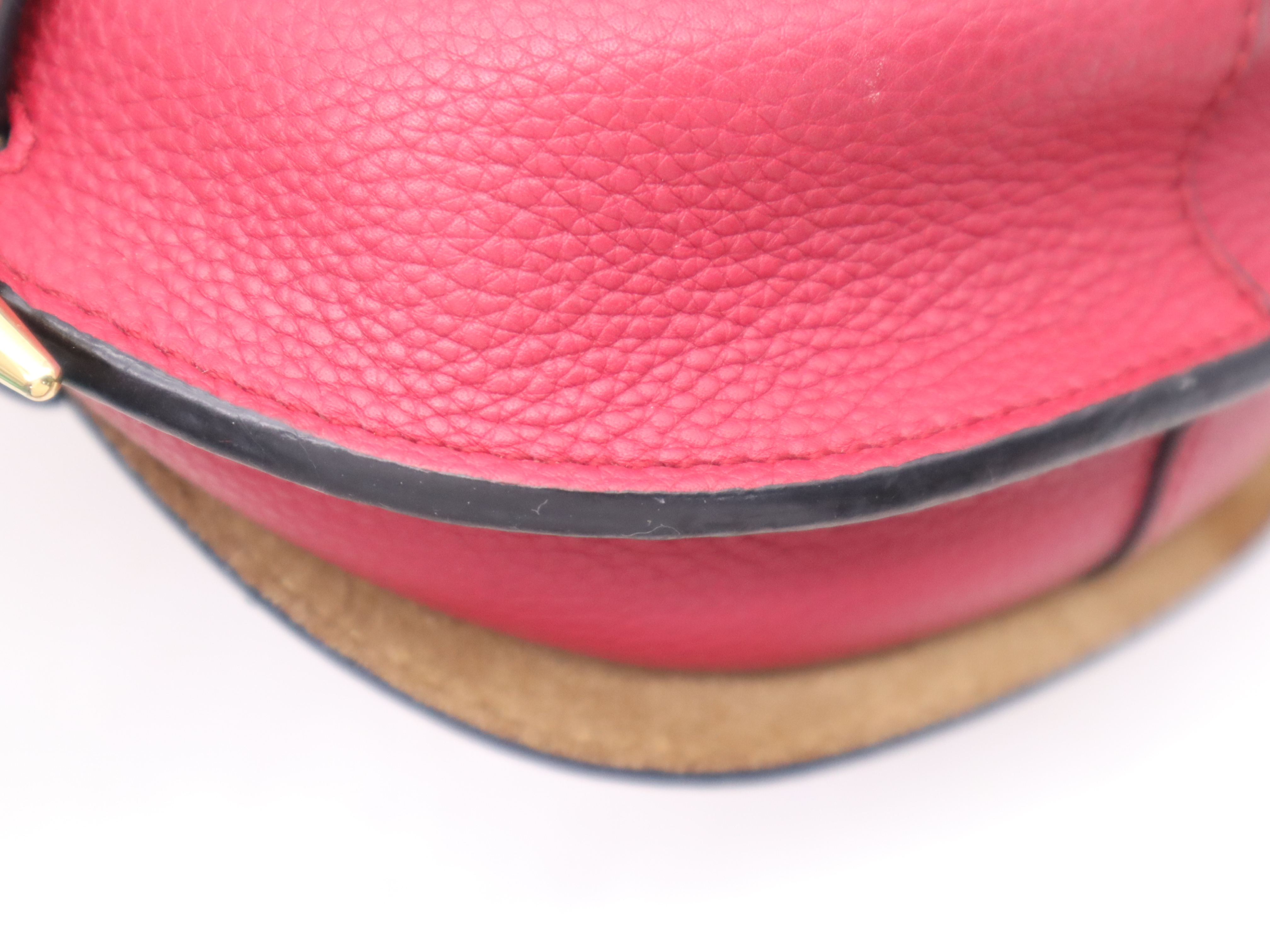 Gate Dual Bag Small Red GD Hardware Shoulder Bag — view 9