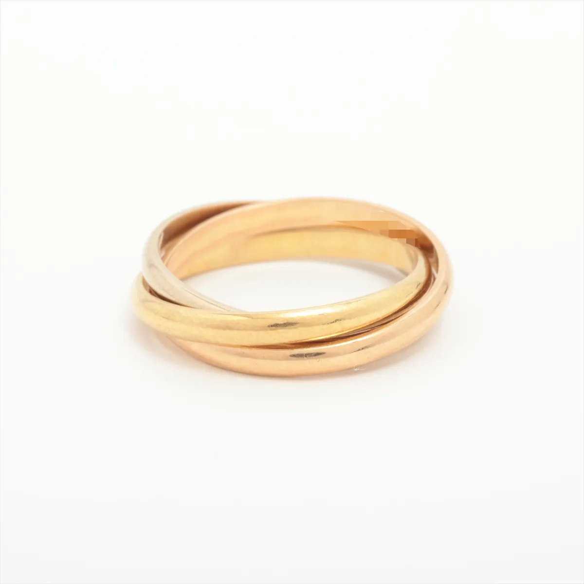 Trinity Ring 750 (Yellow Gold x Pink Gold x White Gold) 3.5g Size 48 O7258I — view 2