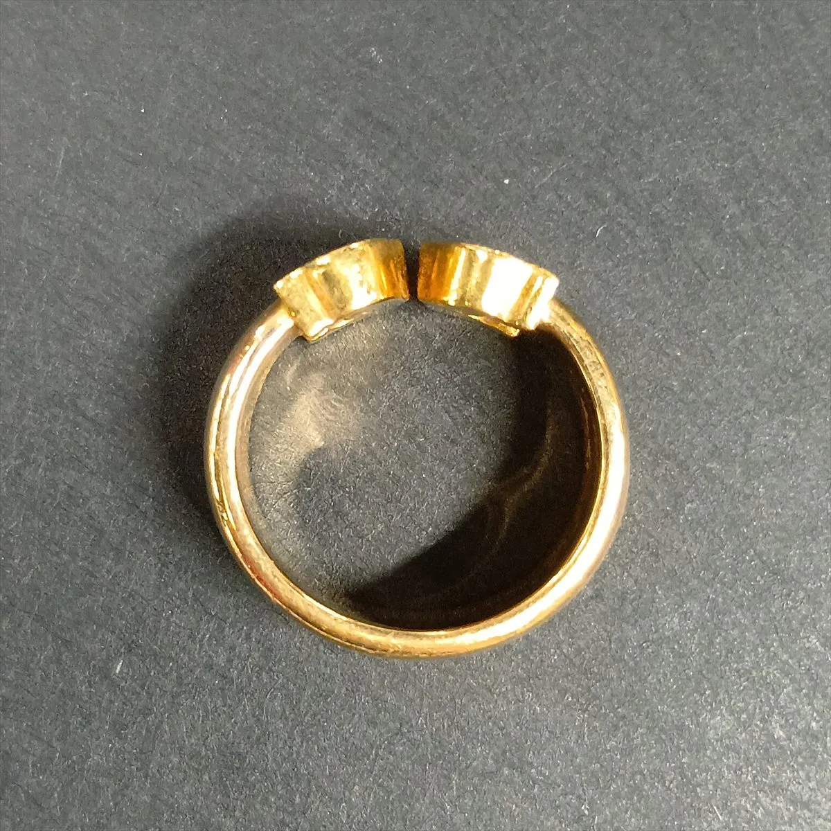 2C Diamond Ring 750 (YG x PG x WG) 8.8g 50 OL3845 Distortion — view 5