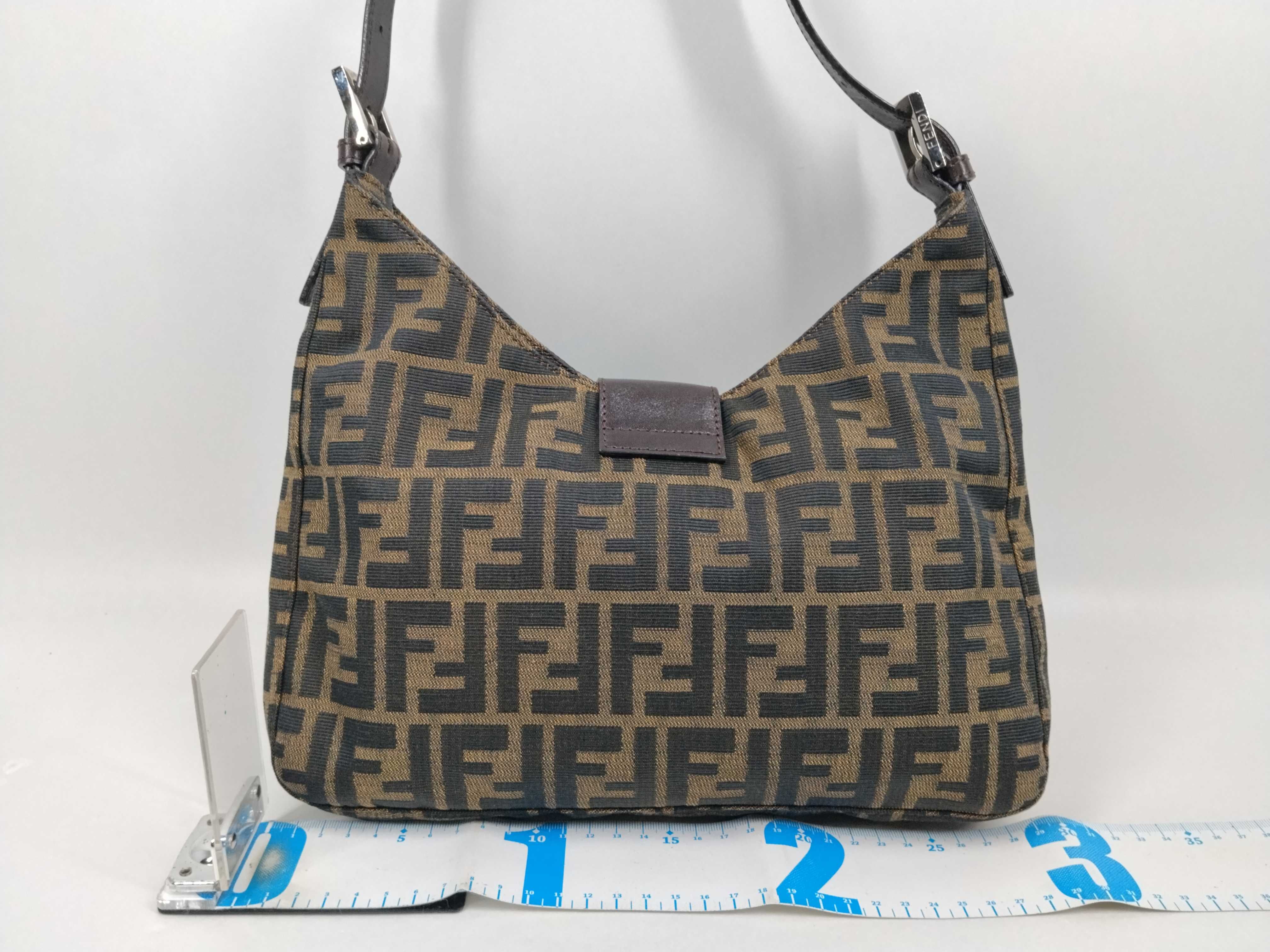 Zucca pattern Fendi Zucca Mamma Bucket Shoulder Handbag Shoulder Bag — view 2