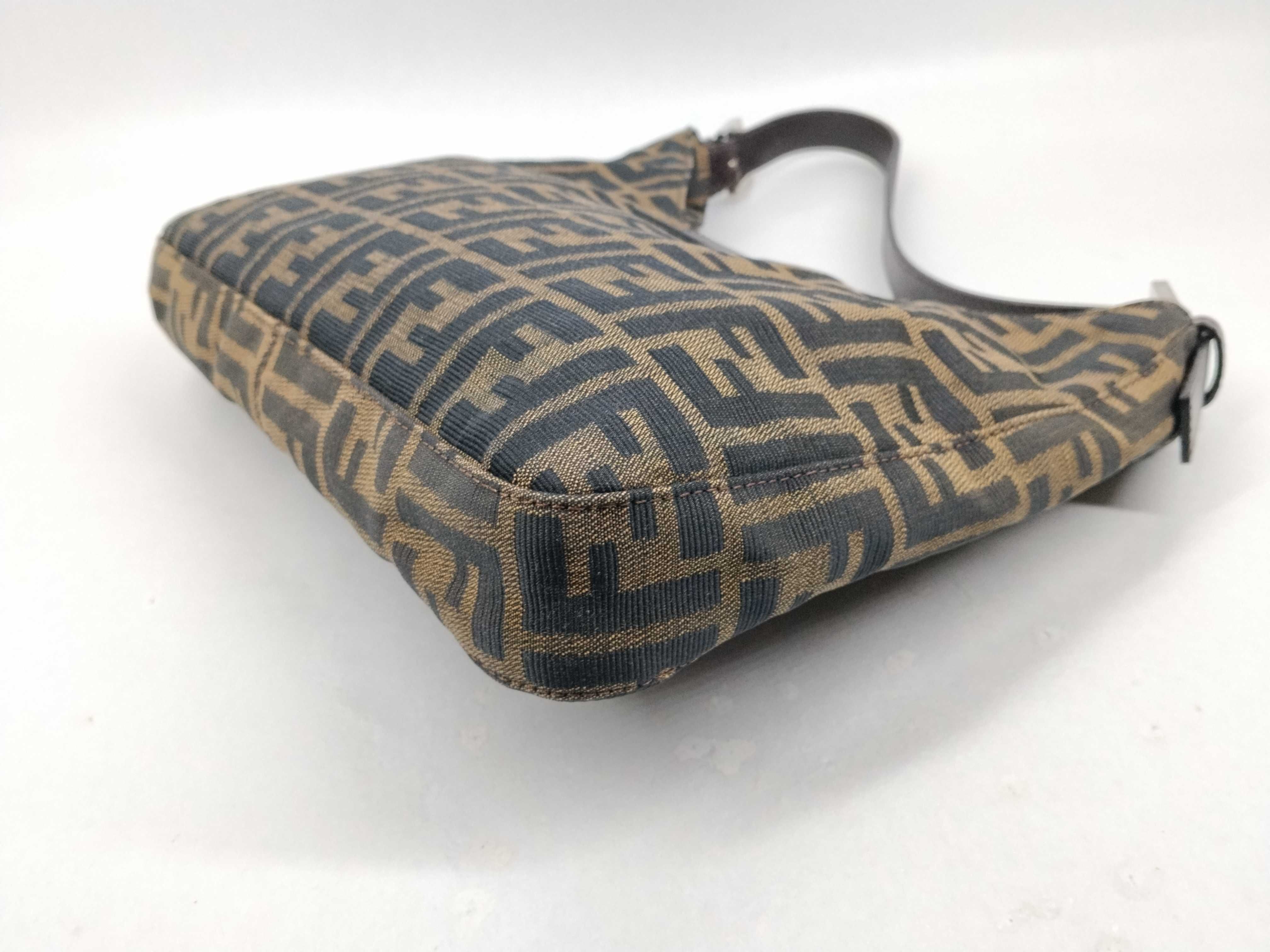 Zucca pattern Fendi Zucca Mamma Bucket Shoulder Handbag Shoulder Bag — view 6
