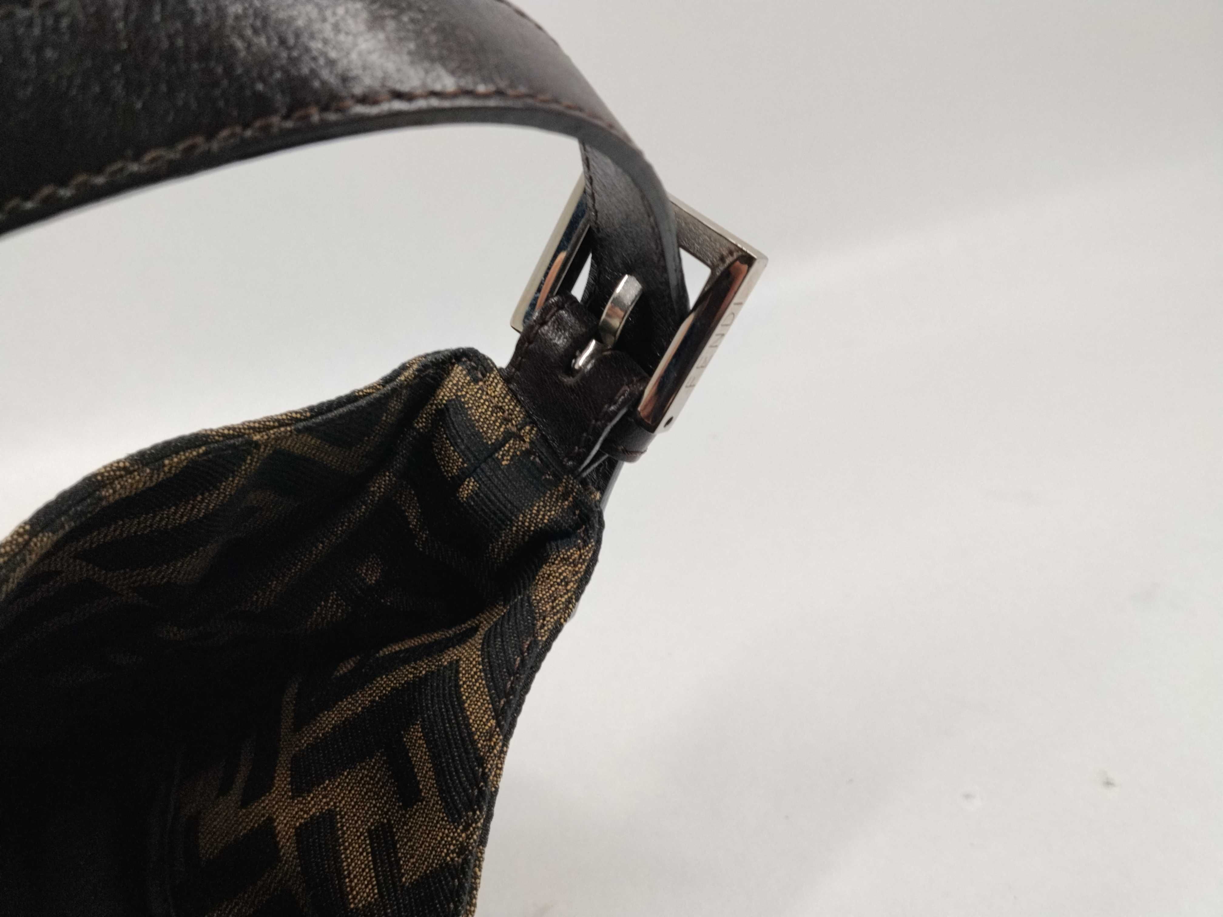 Zucca pattern Fendi Zucca Mamma Bucket Shoulder Handbag Shoulder Bag — view 10