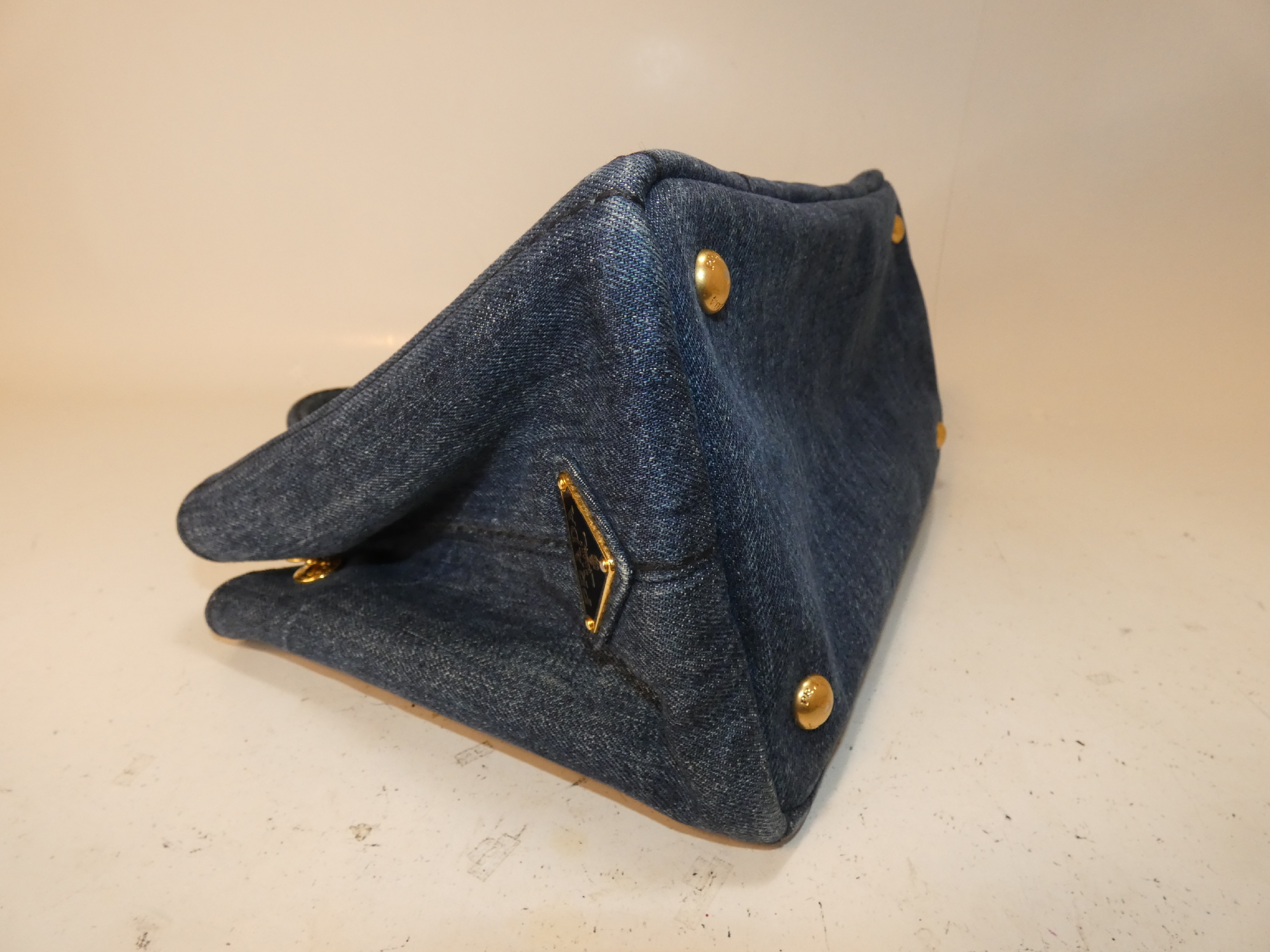 Canapa Denim Hand Tote Bag — view 6