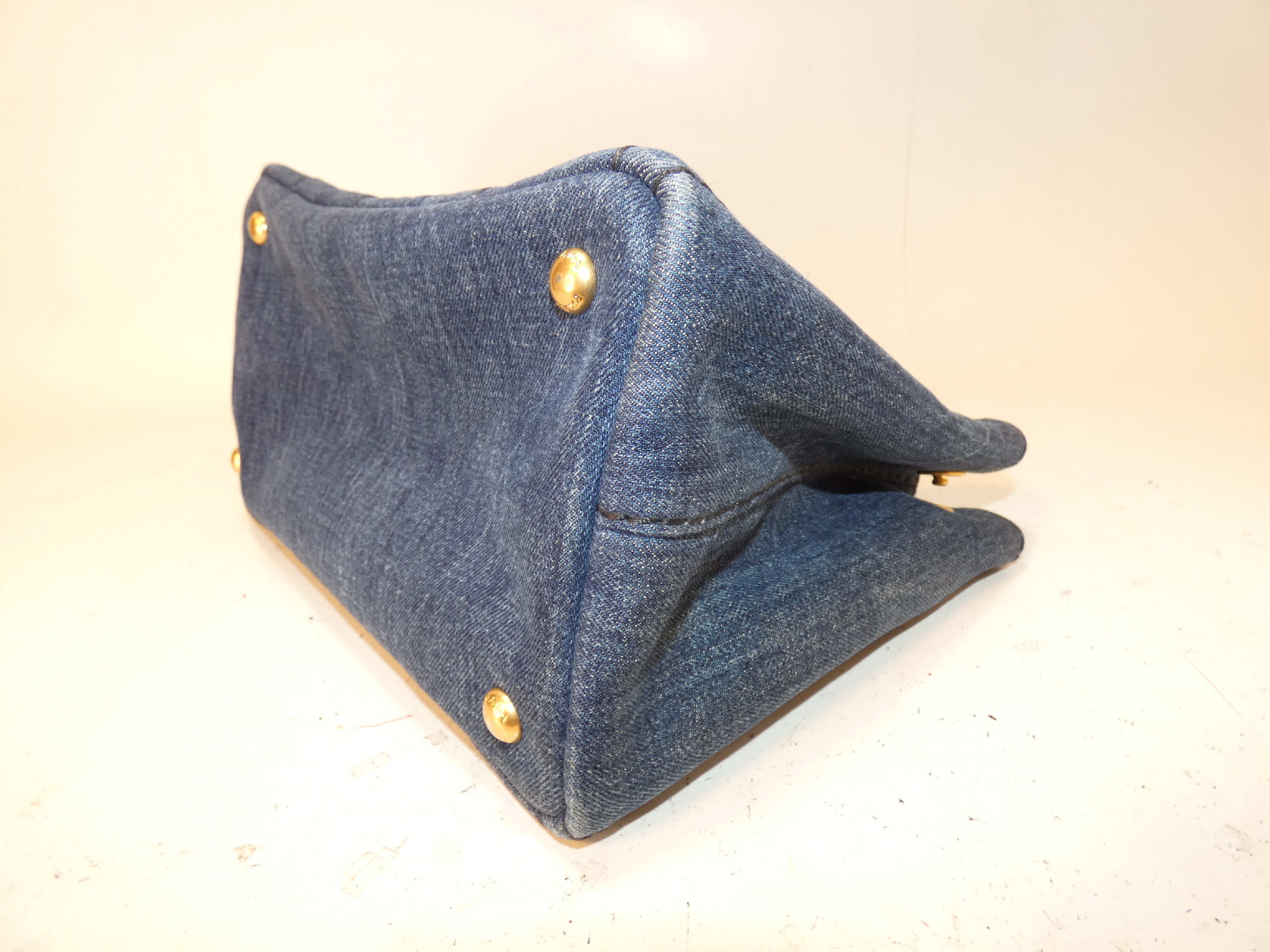 Canapa Denim Hand Tote Bag — view 7