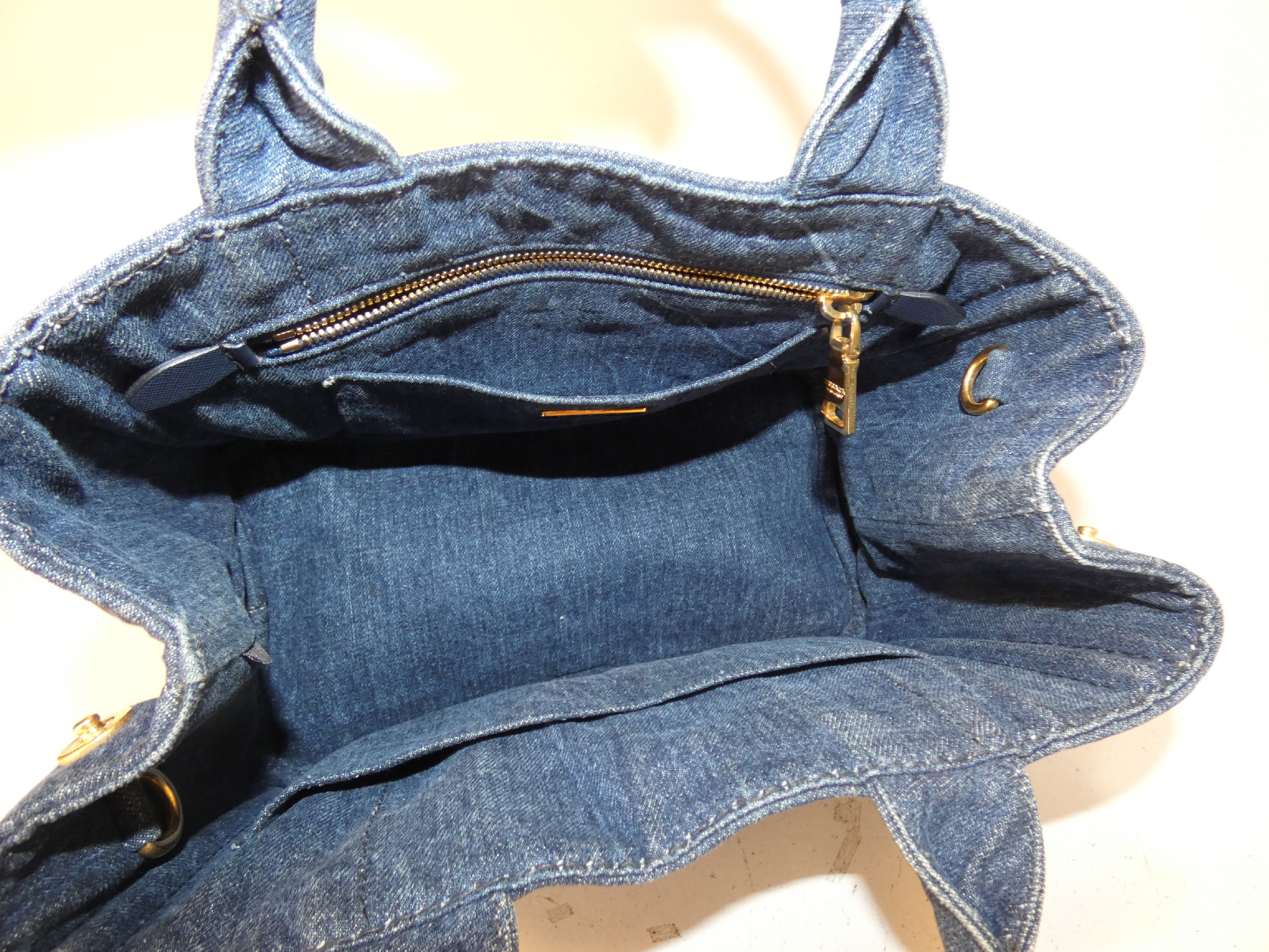 Canapa Denim Hand Tote Bag — view 8