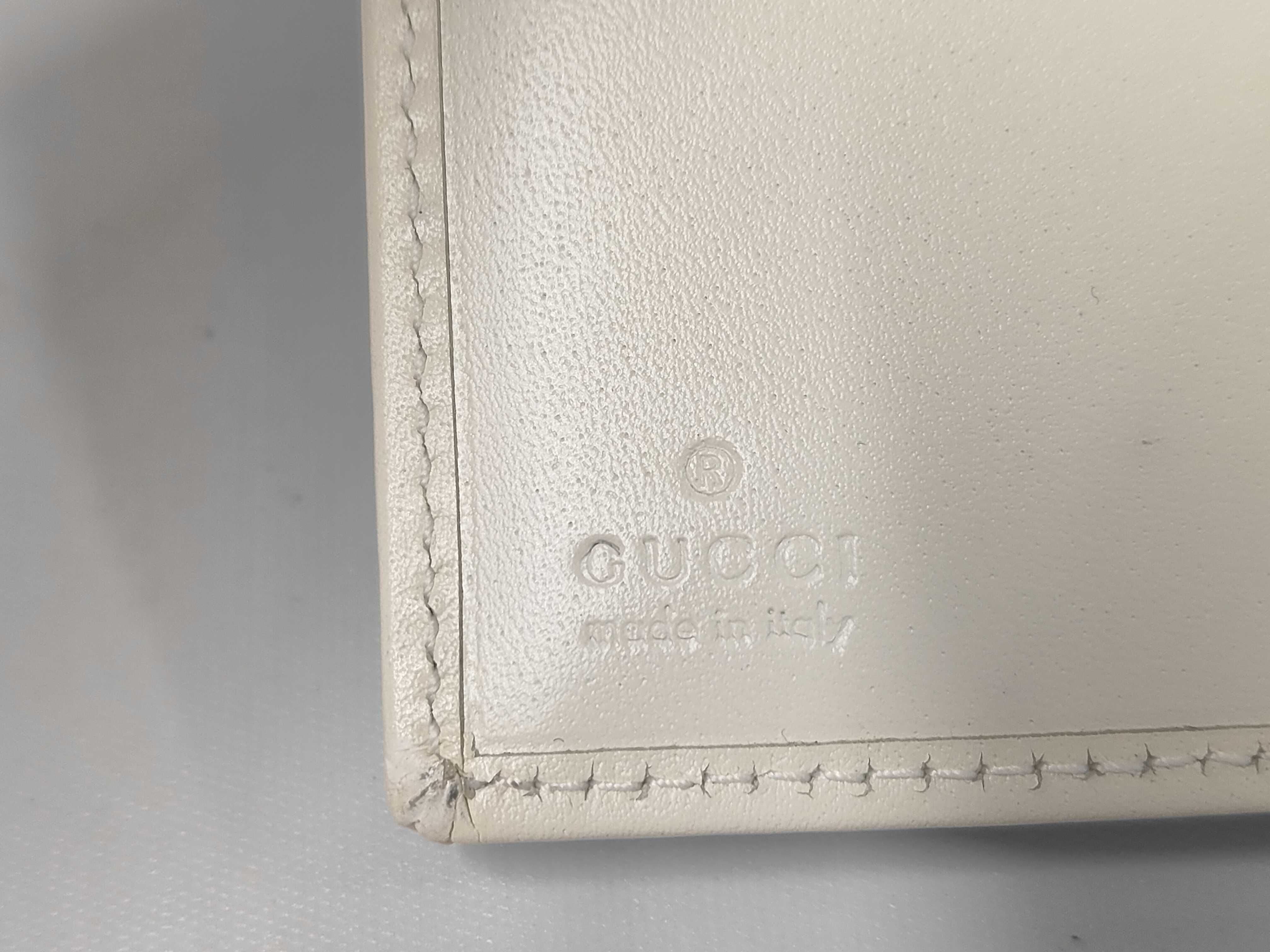 Kandinsky Bi-fold Wallet, Suede x Leather, Light Blue x White, 035.2067 — view 9