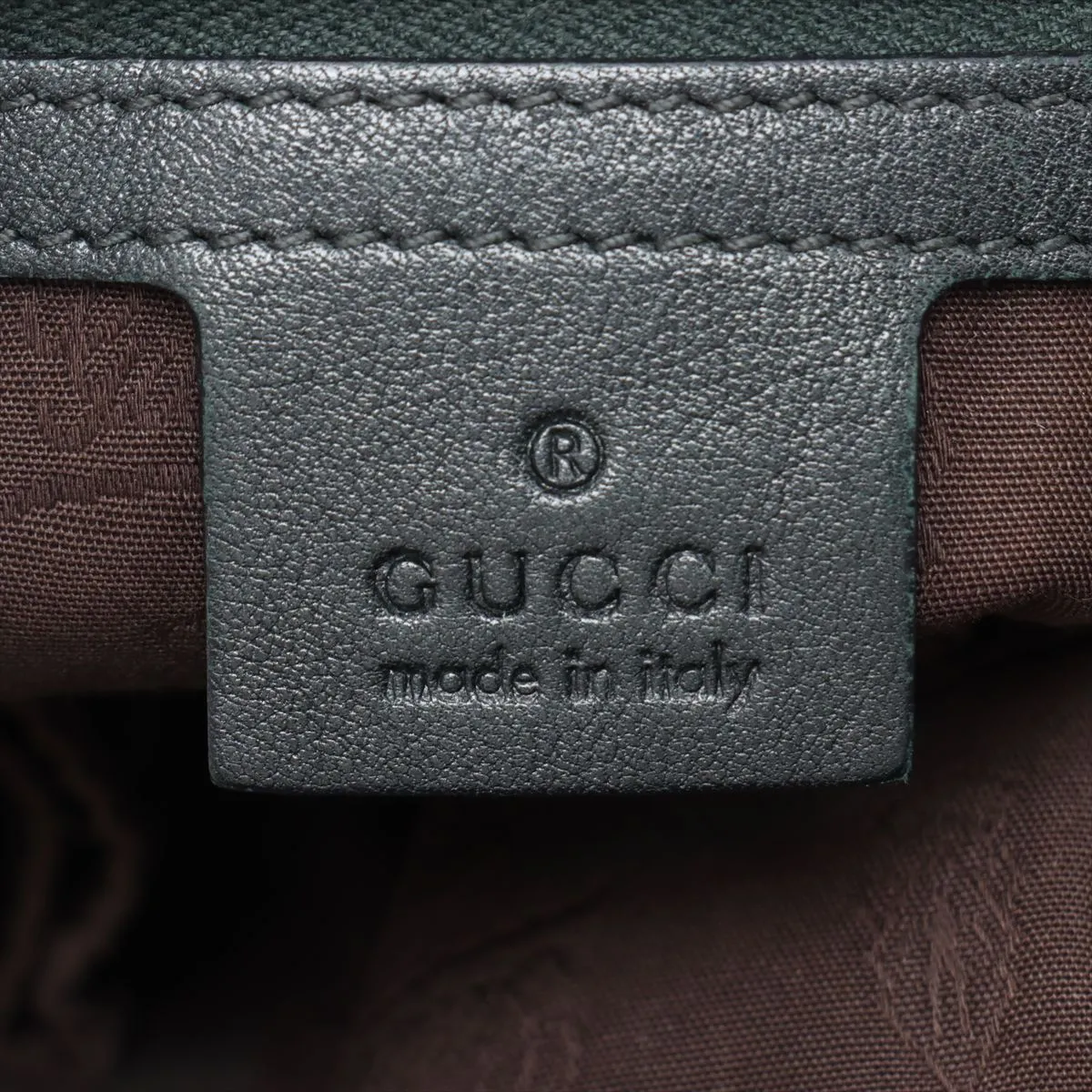 Guccisima leather tote bag black 247237 — view 11