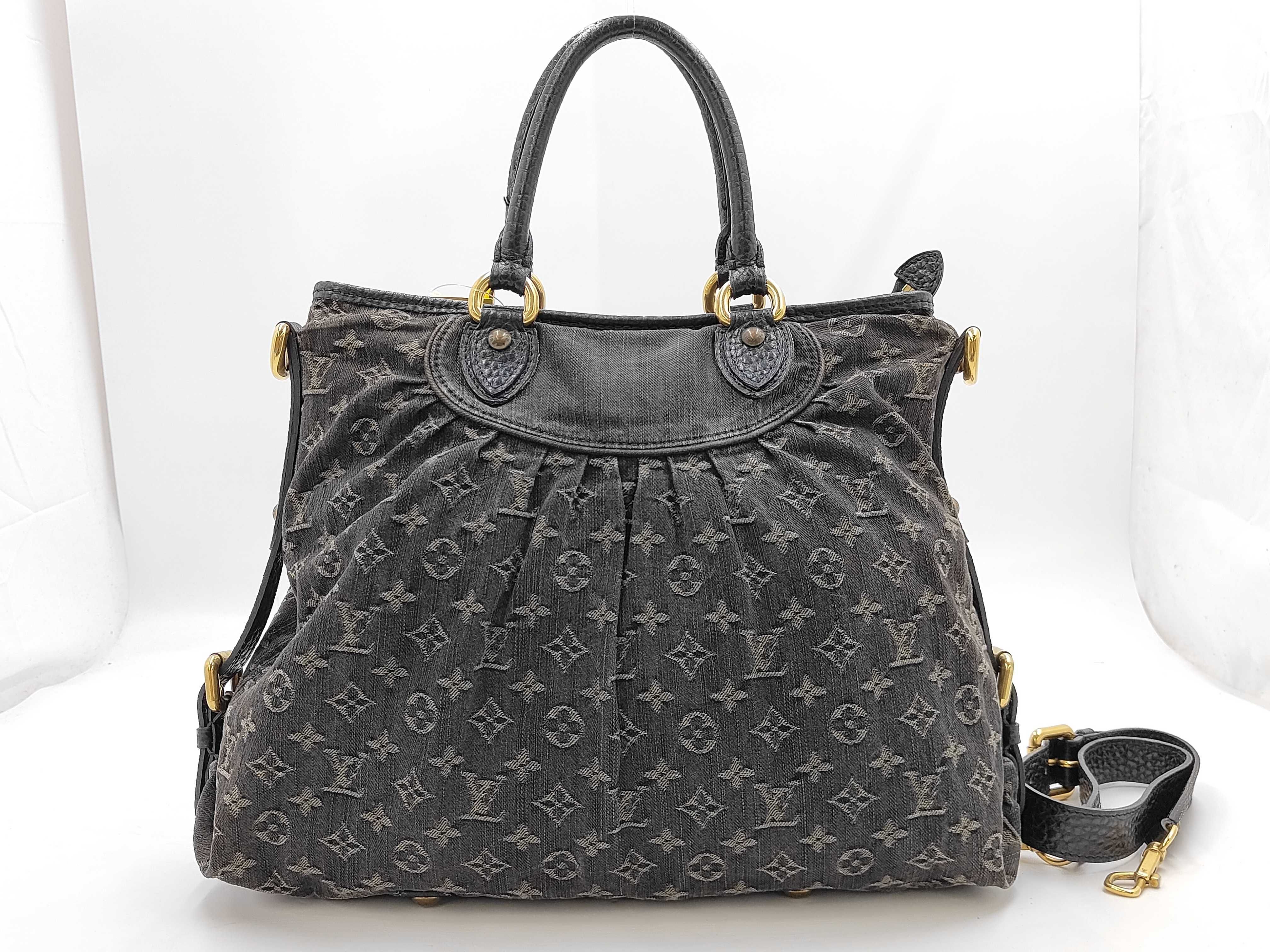 Monogram Neo Cavie Denim Bag Handbag