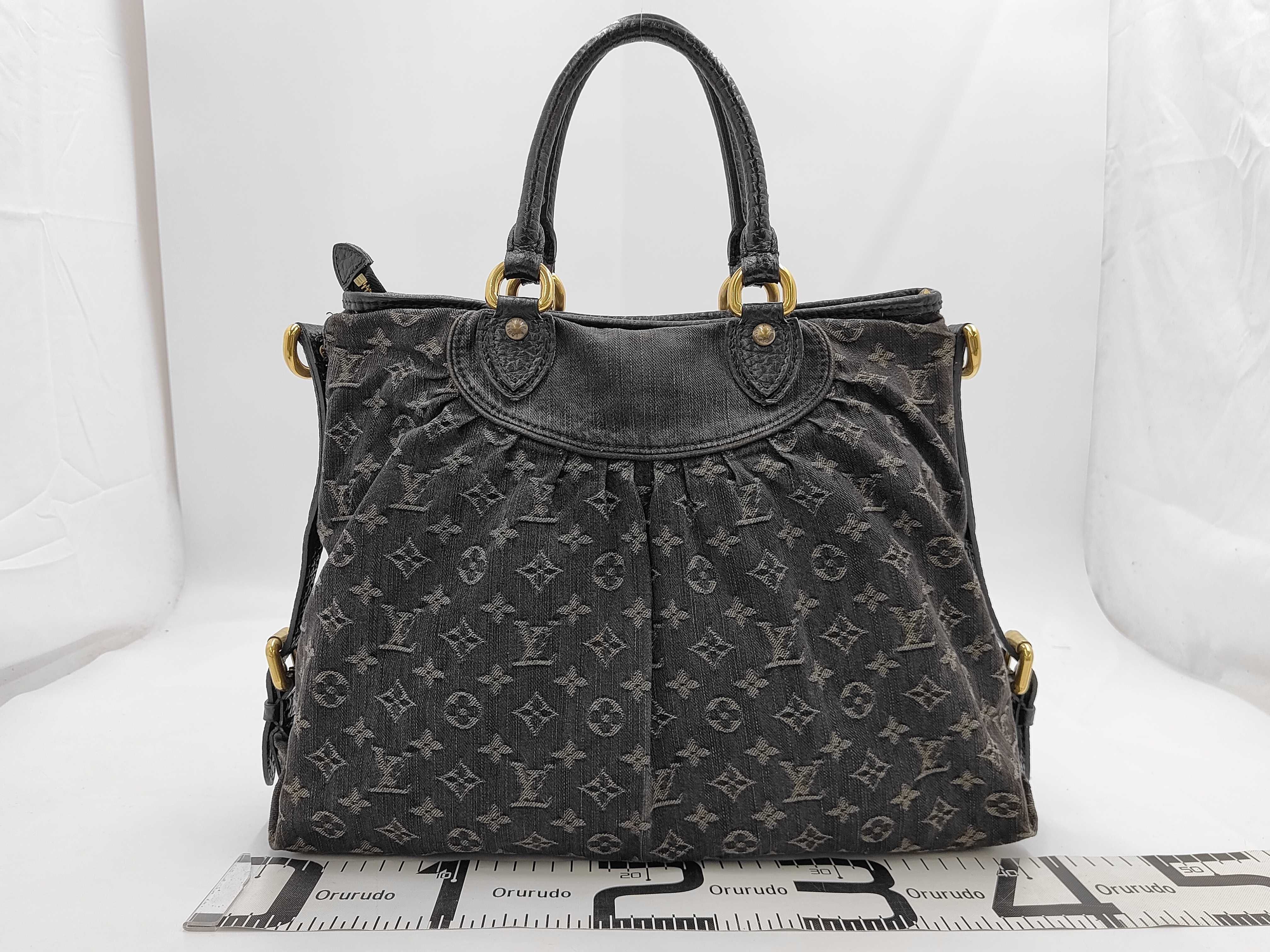 Monogram Neo Cavie Denim Bag Handbag — view 2