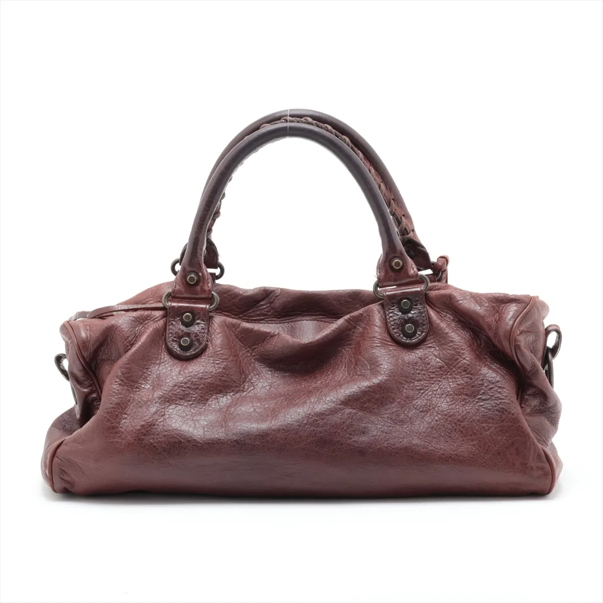 The Twiggy 128523 Leather 2-Way Handbag Brown with Mirror — view 2