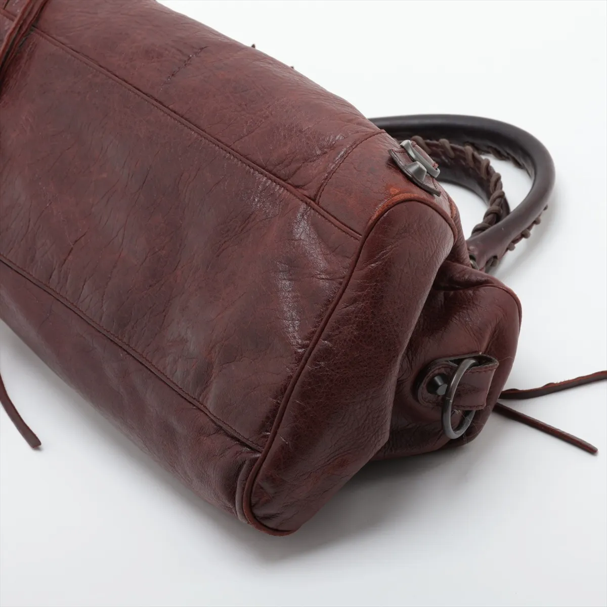 The Twiggy 128523 Leather 2-Way Handbag Brown with Mirror — view 3