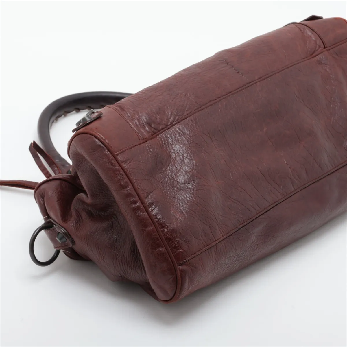 The Twiggy 128523 Leather 2-Way Handbag Brown with Mirror — view 4