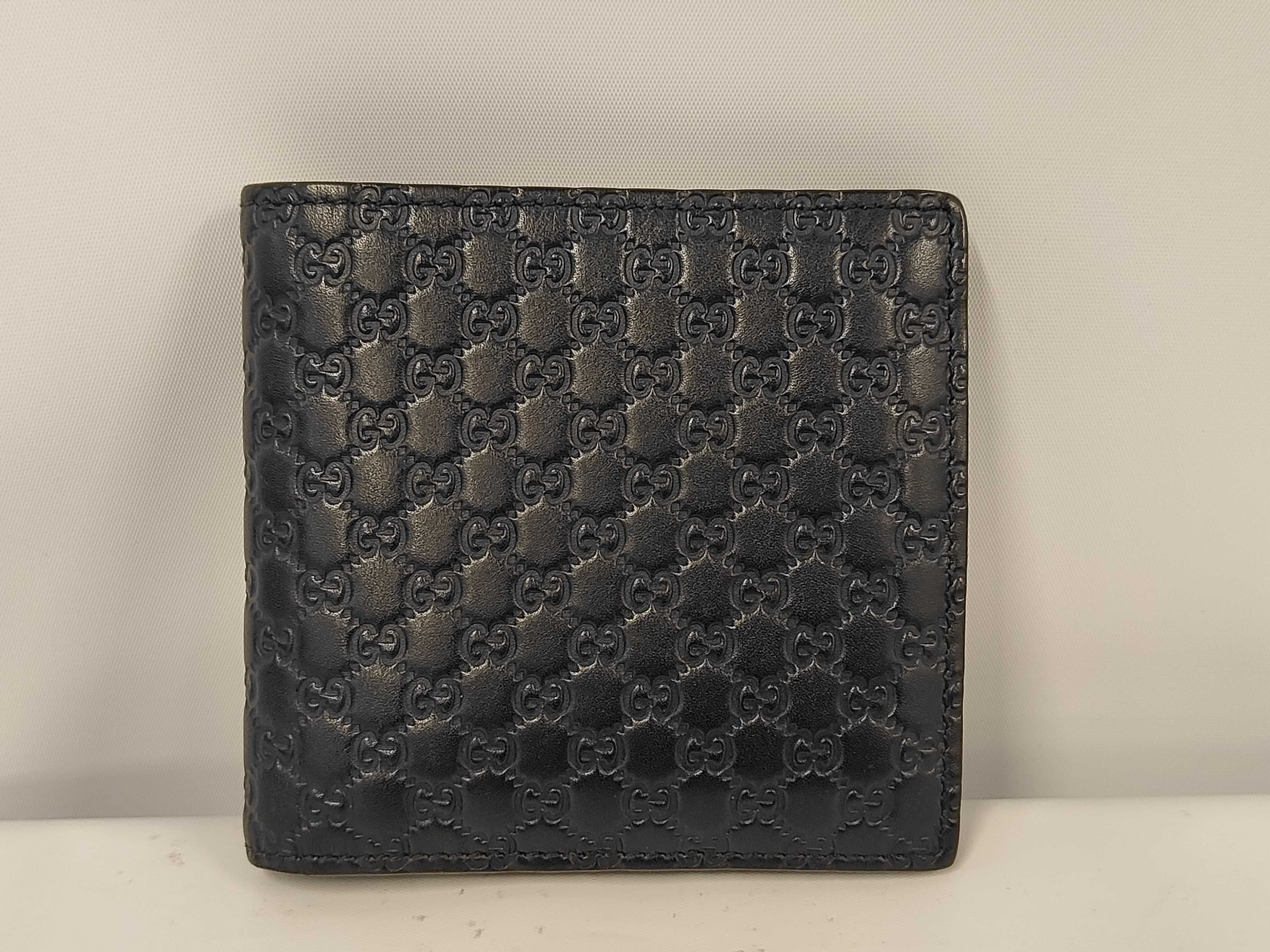 Guccissima Leather Wallet 150413 Navy