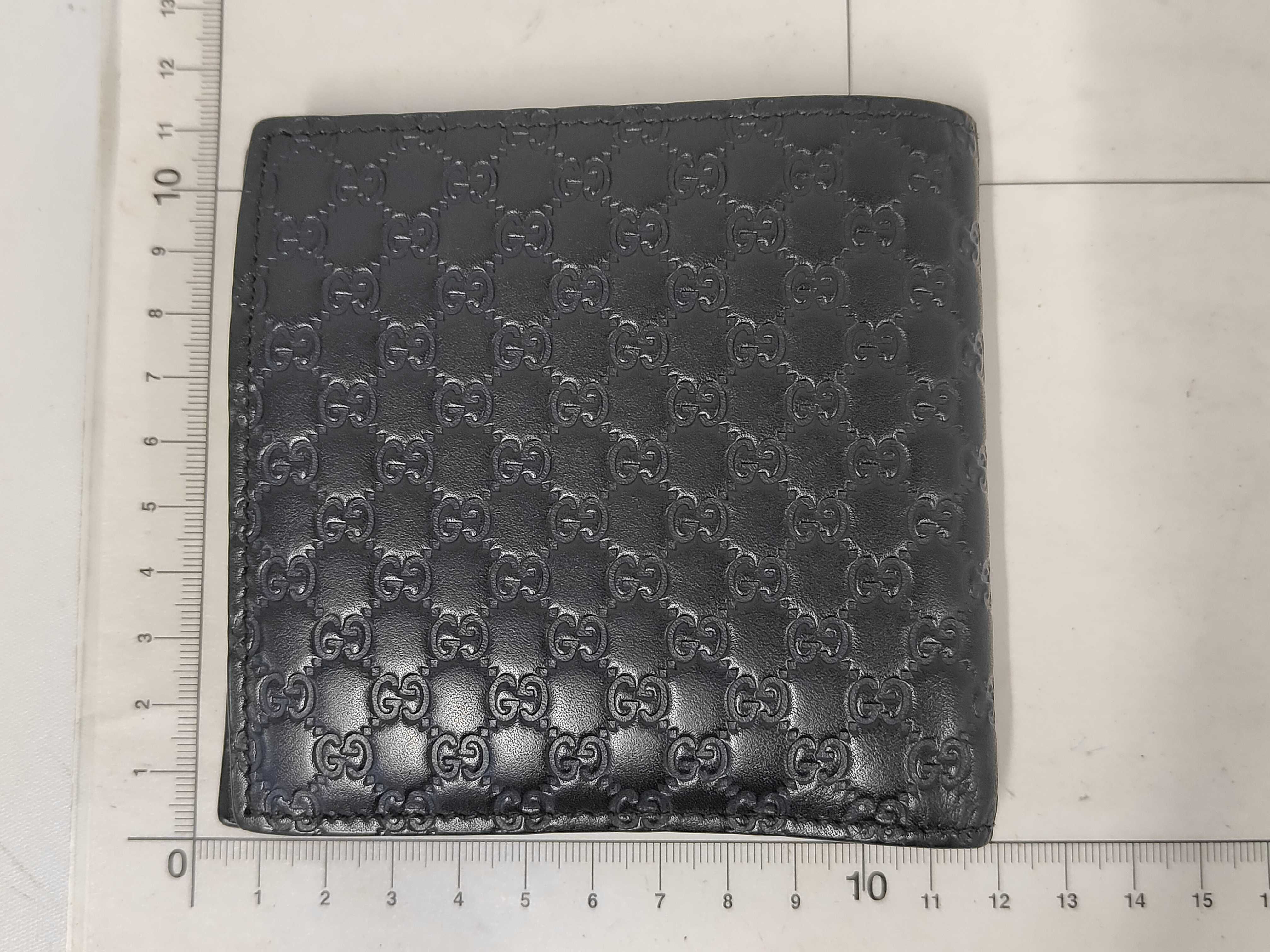 Guccissima Leather Wallet 150413 Navy — view 2