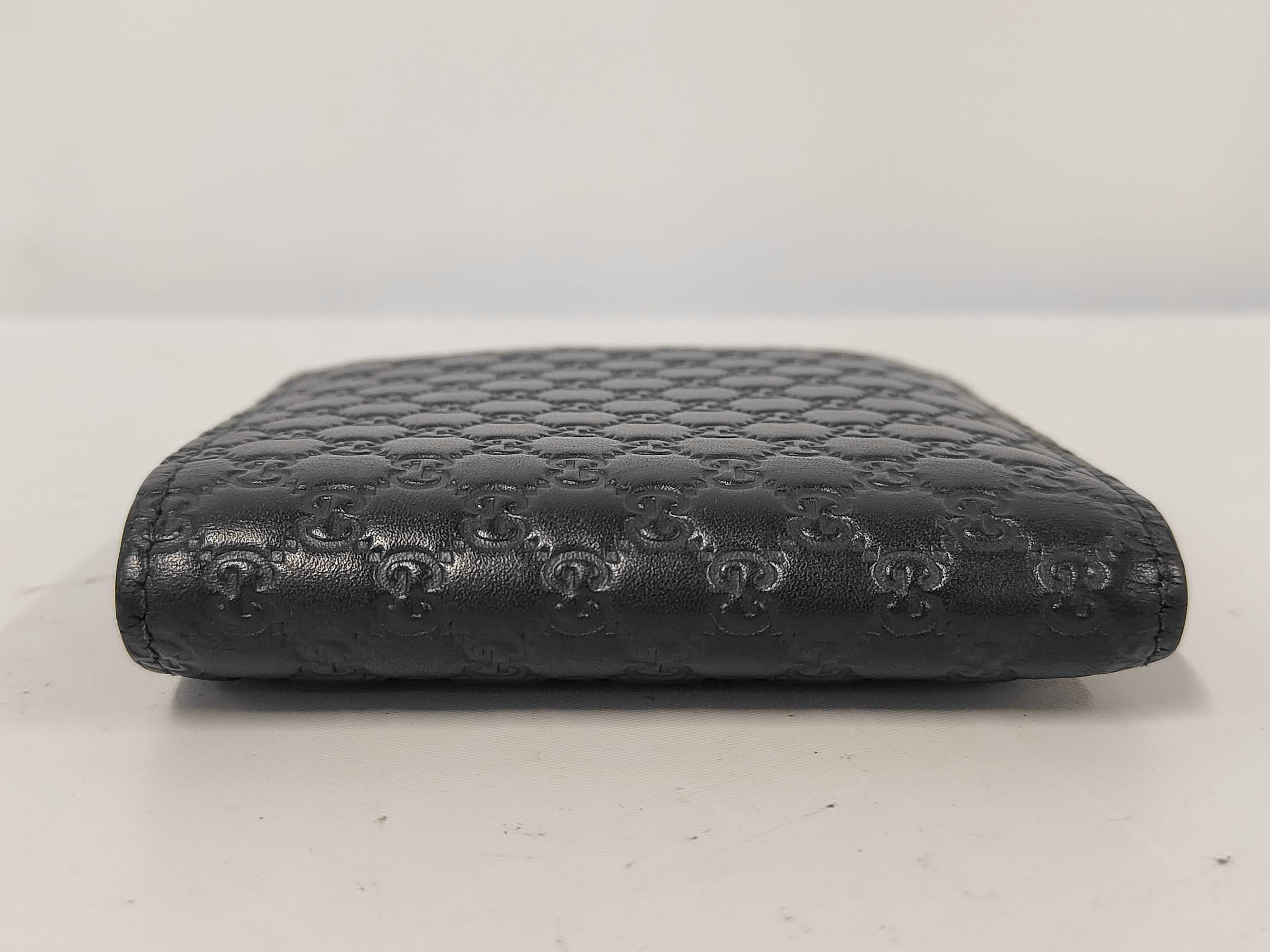 Guccissima Leather Wallet 150413 Navy — view 5