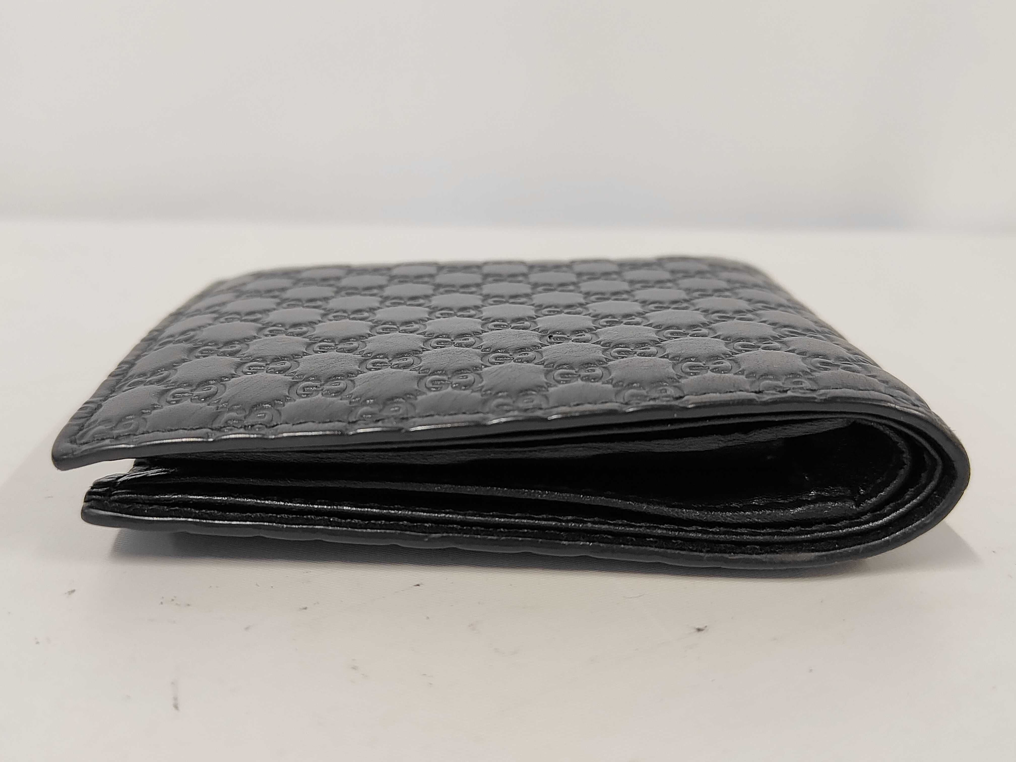 Guccissima Leather Wallet 150413 Navy — view 6