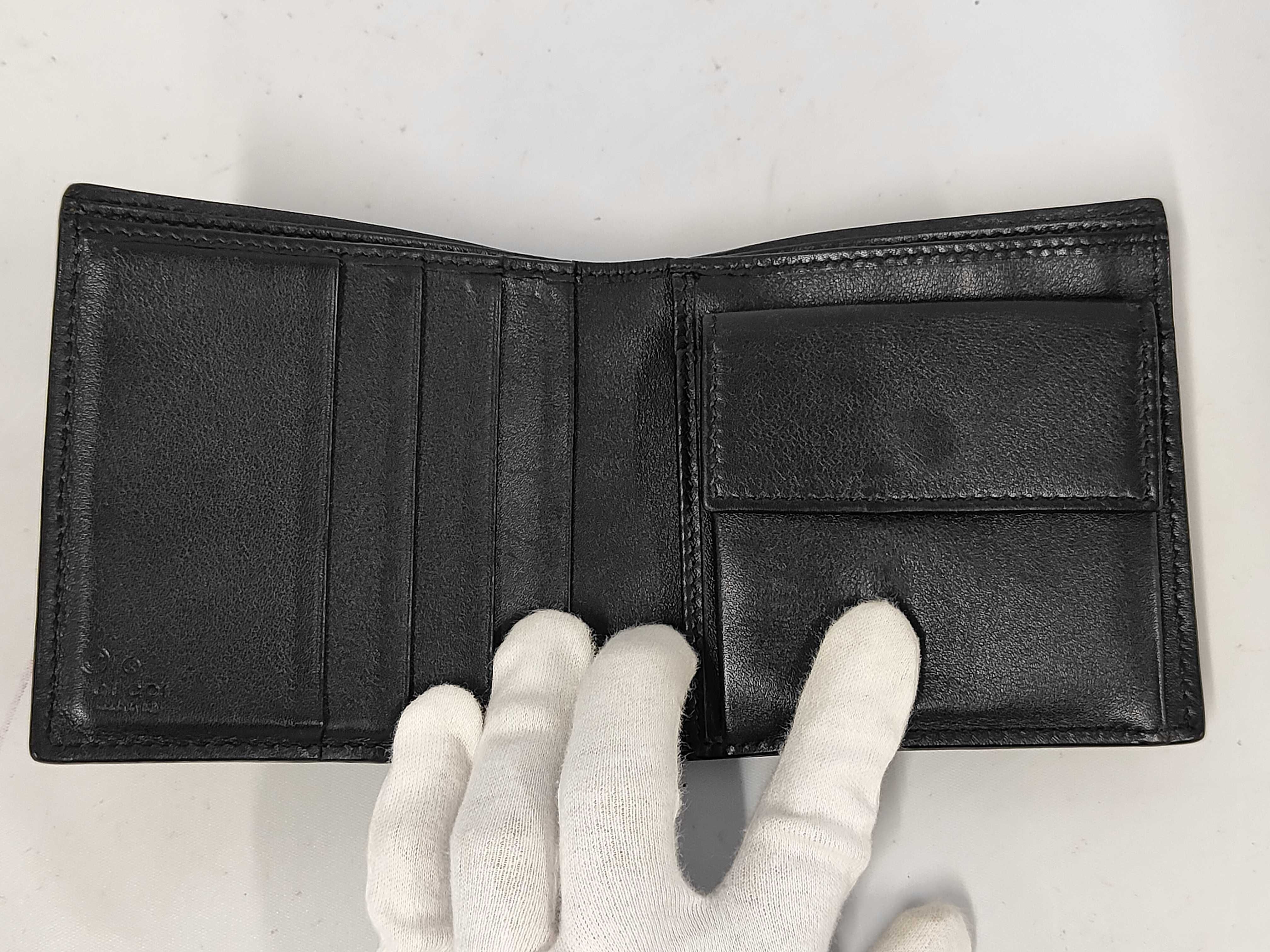 Guccissima Leather Wallet 150413 Navy — view 7