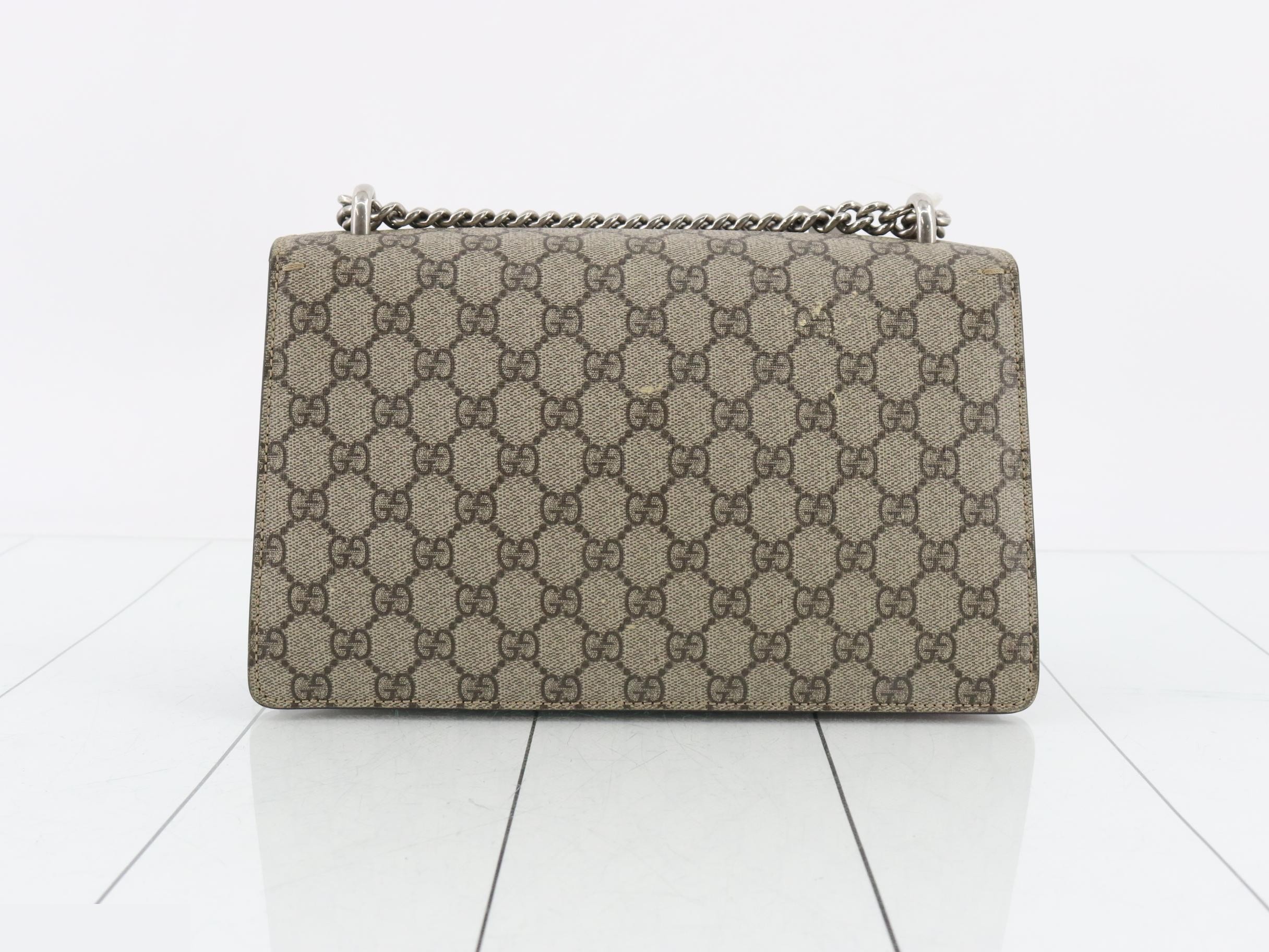 Dionysus GG Supreme Beige Chain Shoulder Bag — view 2