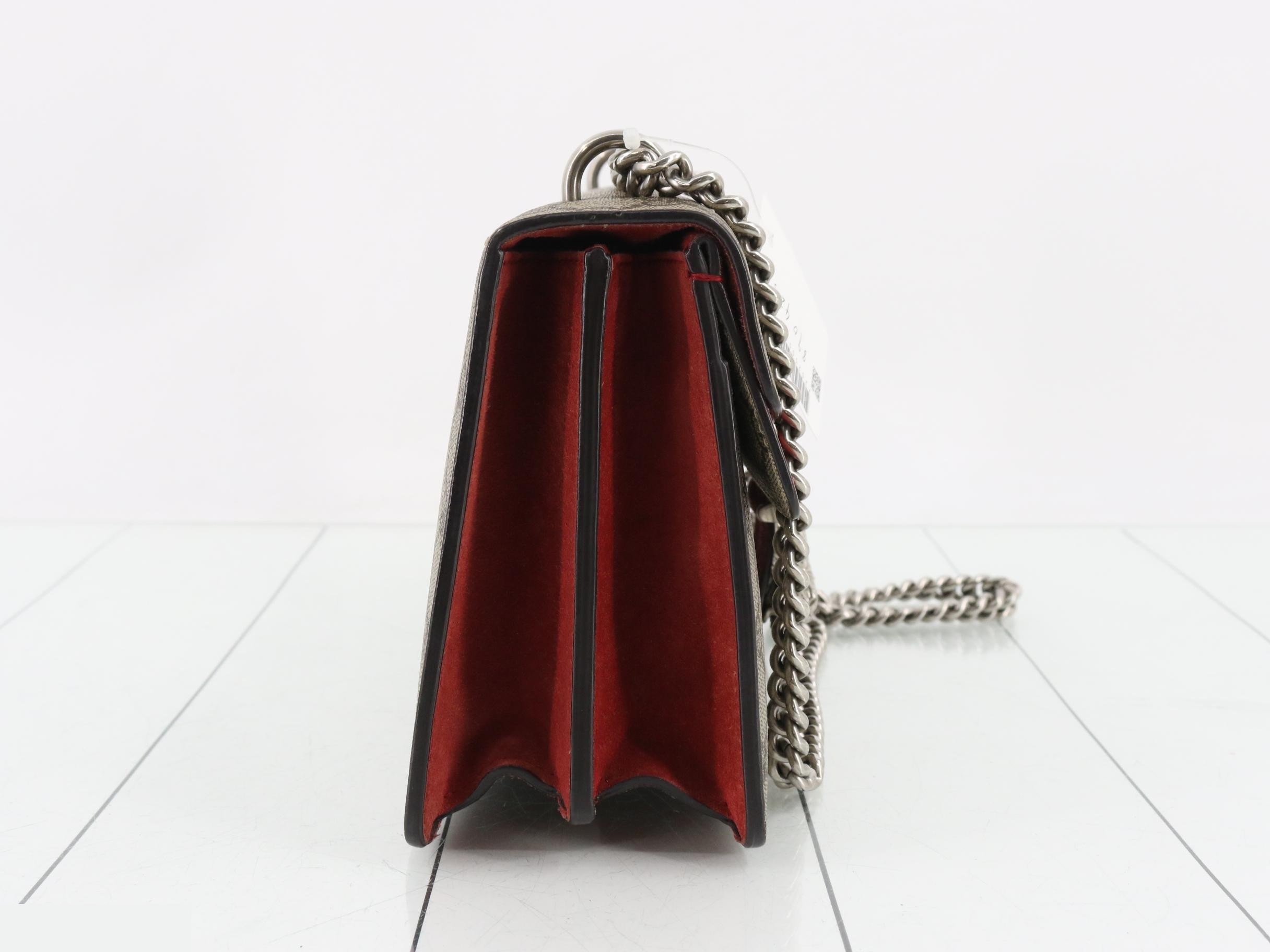 Dionysus GG Supreme Beige Chain Shoulder Bag — view 4