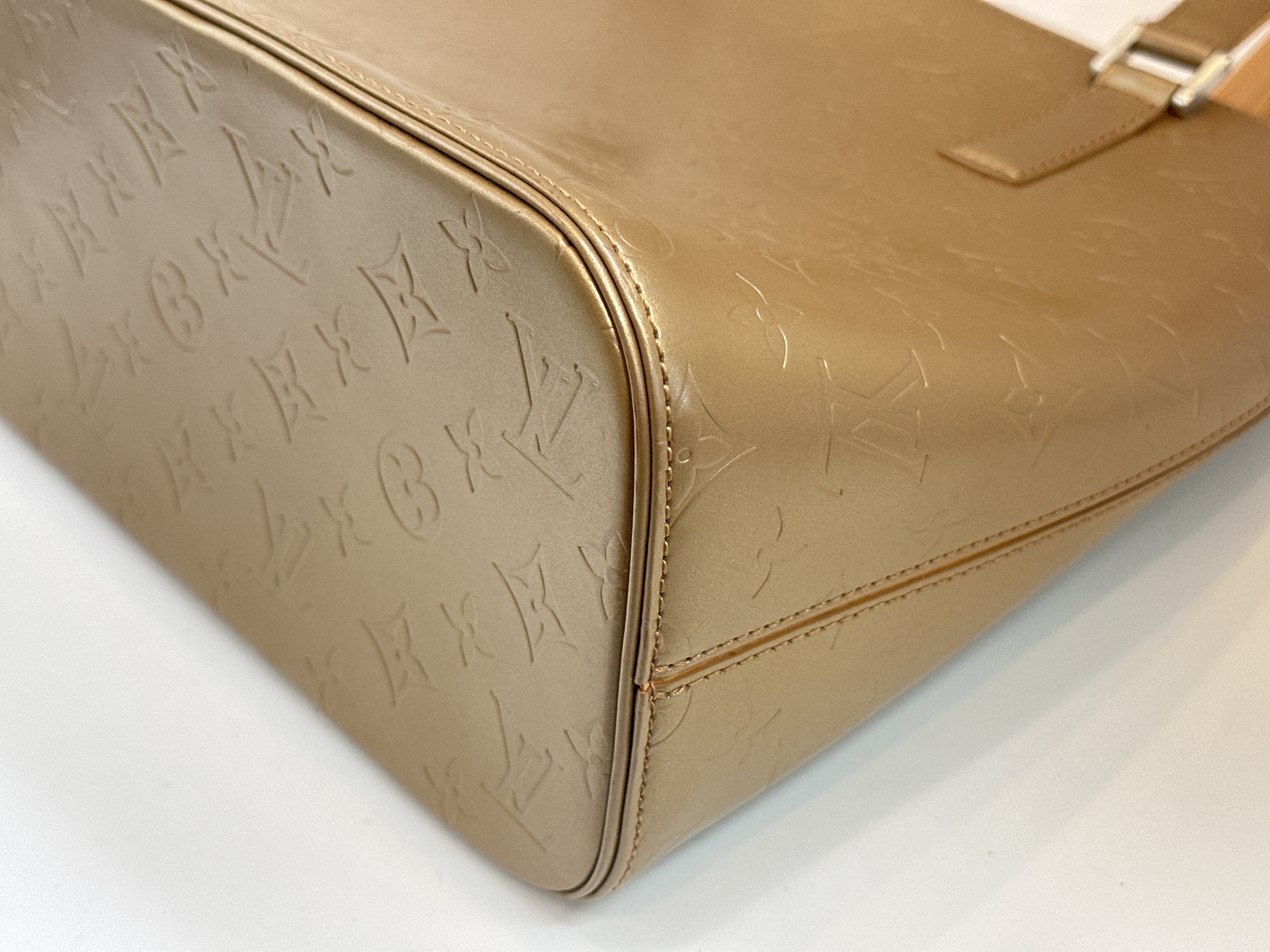 LV Monogram Matte Stockton Tote Bag — view 3