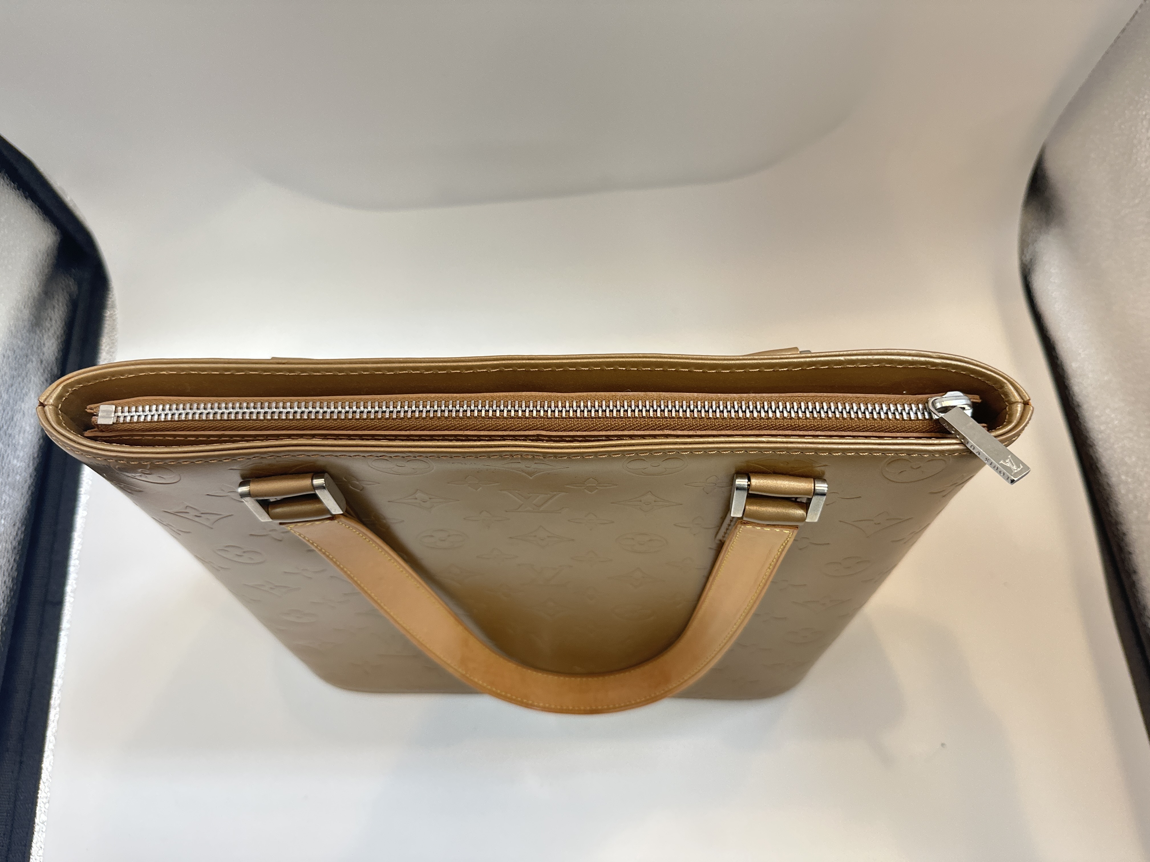LV Monogram Matte Stockton Tote Bag — view 7
