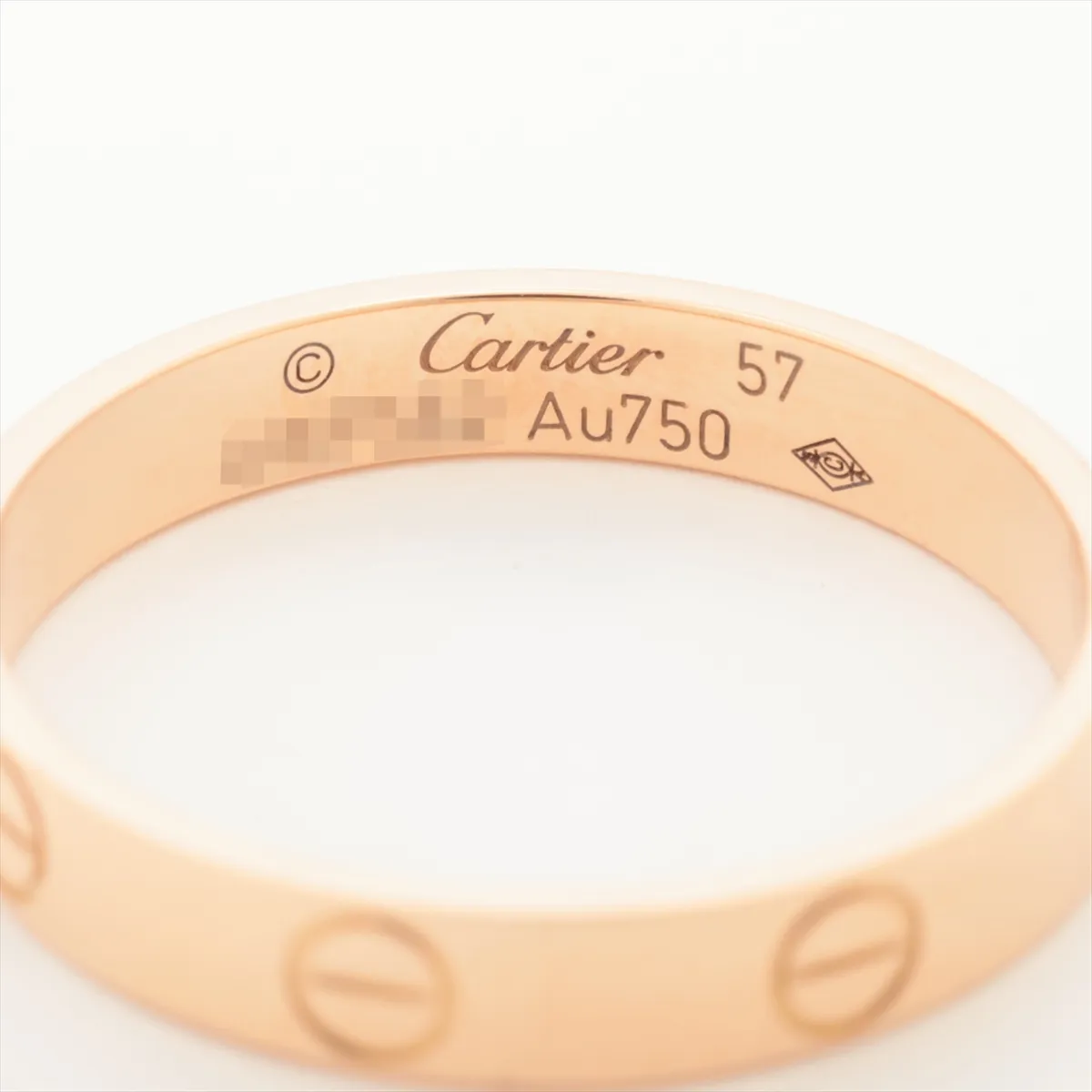 Mini Love Ring 750(PG) 3.0g 57 AWP562 — view 3