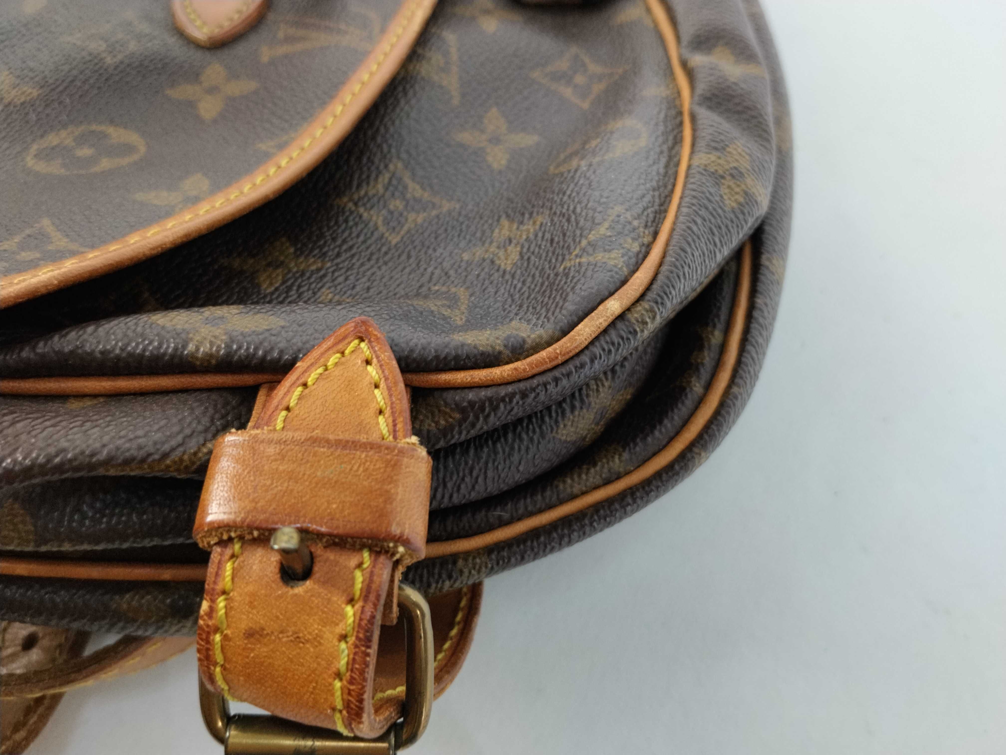 Monogram Vuitton Saumur Shoulder Bag — view 14